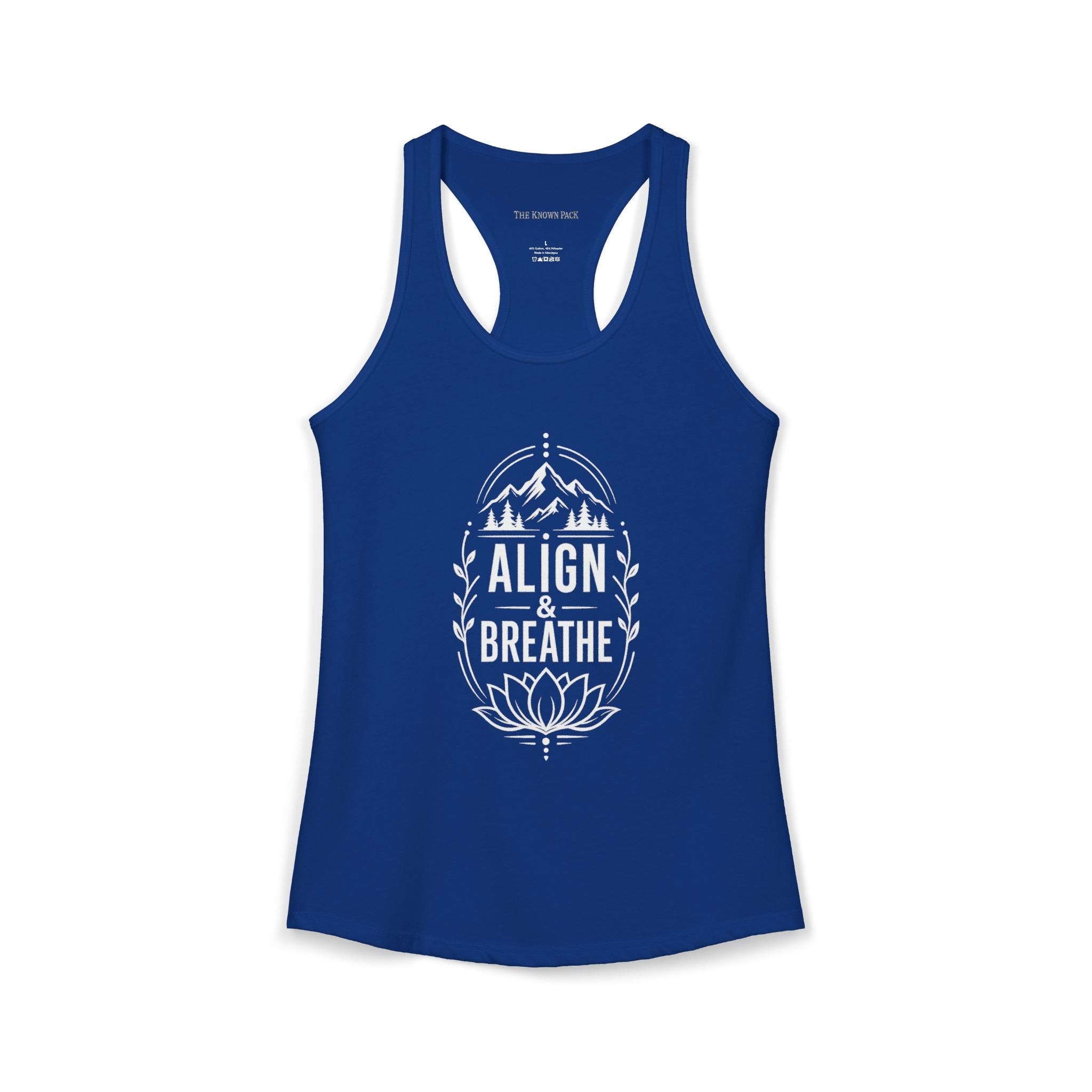 Align & Breathe — Women's Racerback Tank