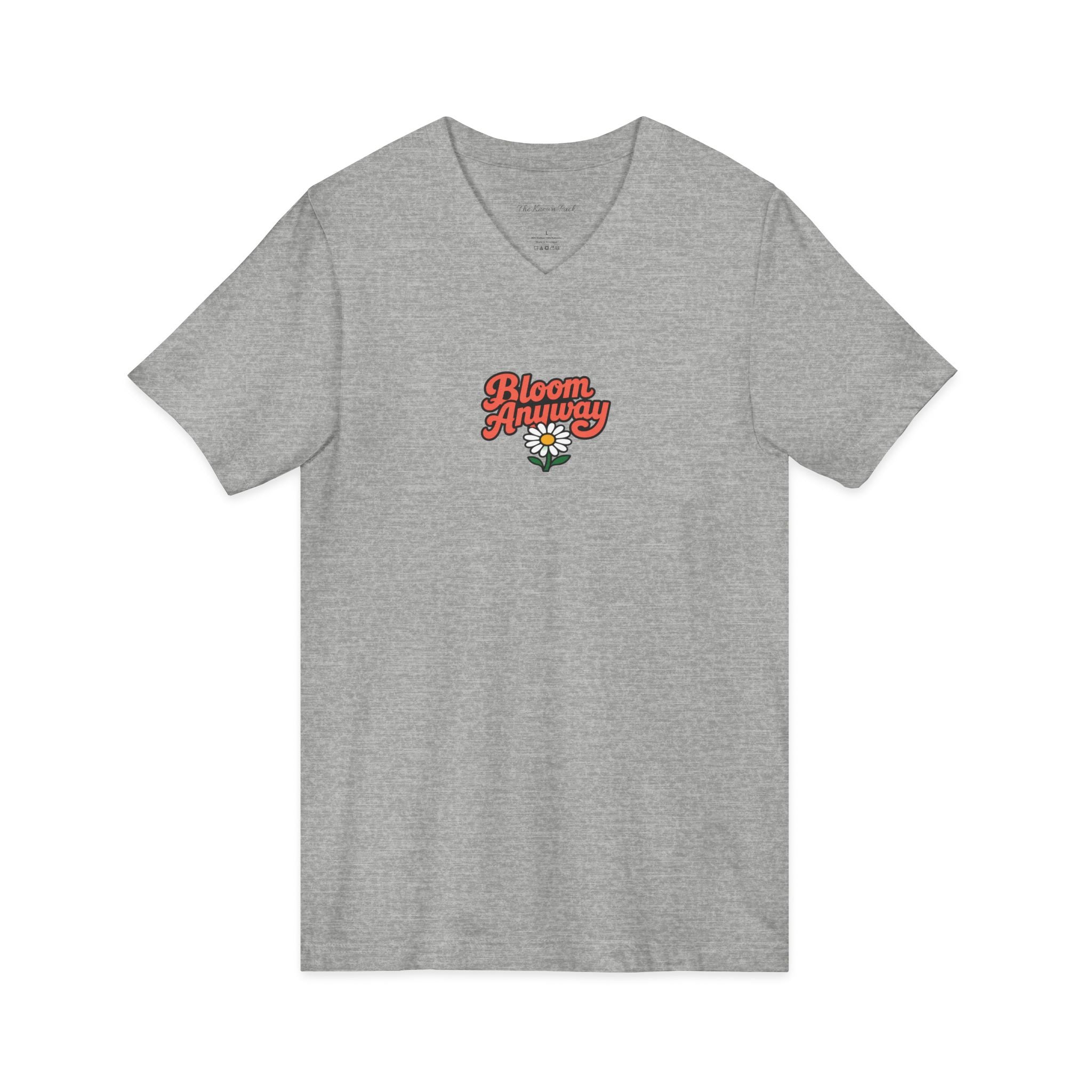 Bloom Anyway — V-Neck Tee