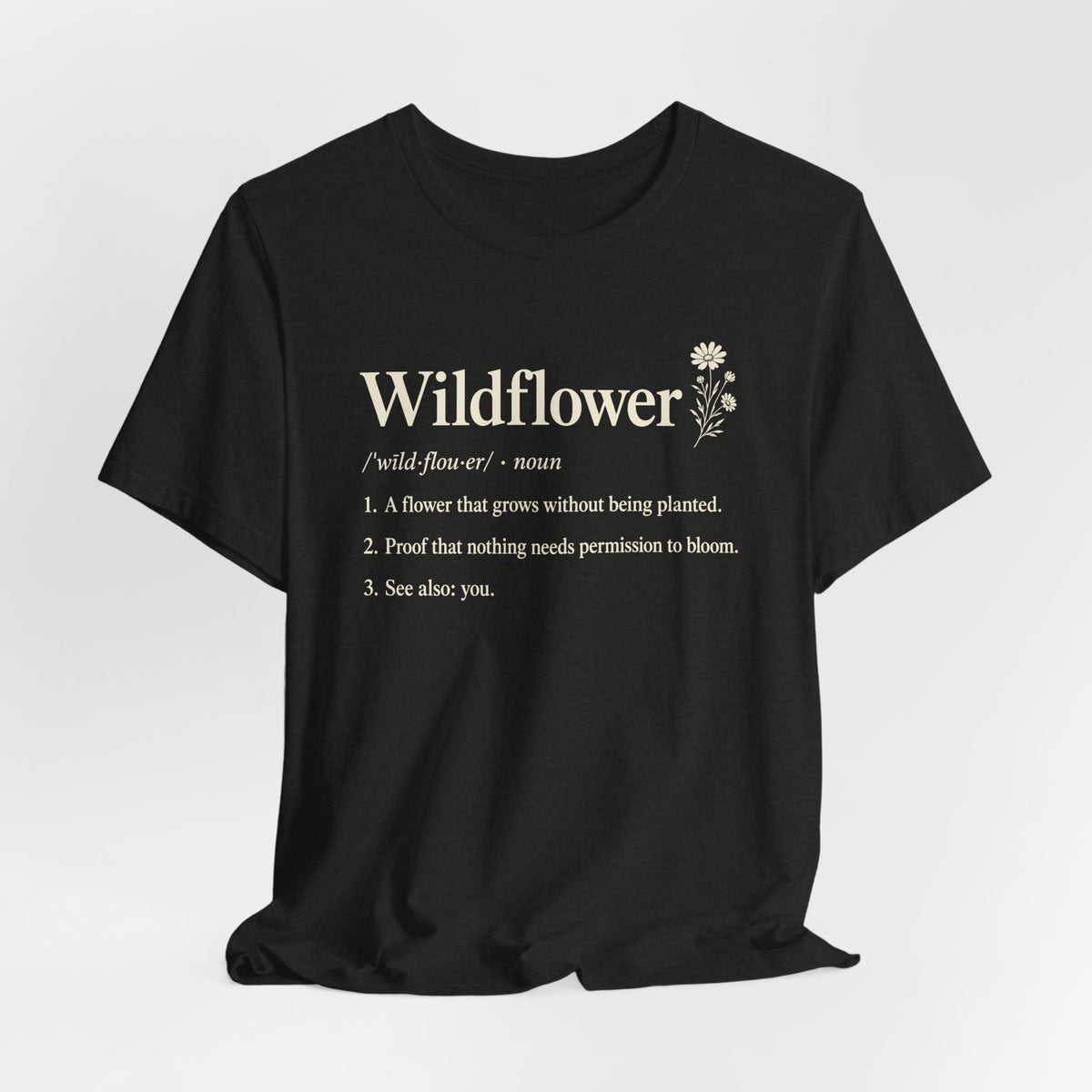 Wildflower Definition Botanical T-Shirt