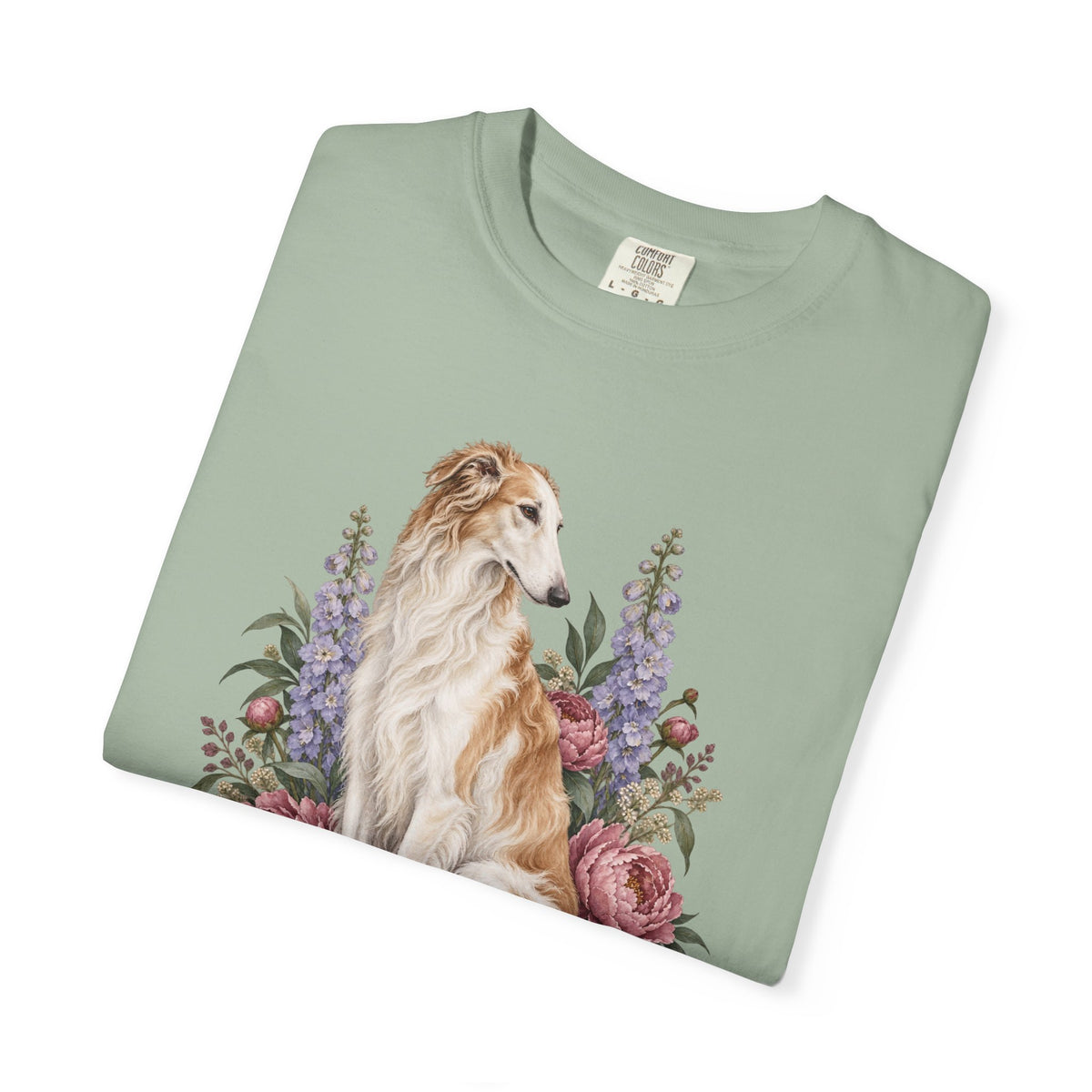 Borzoi T-Shirt — Poetry in Bloom