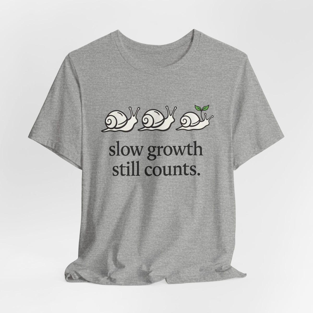 Slow Growth Still Counts Botanical T-Shirt