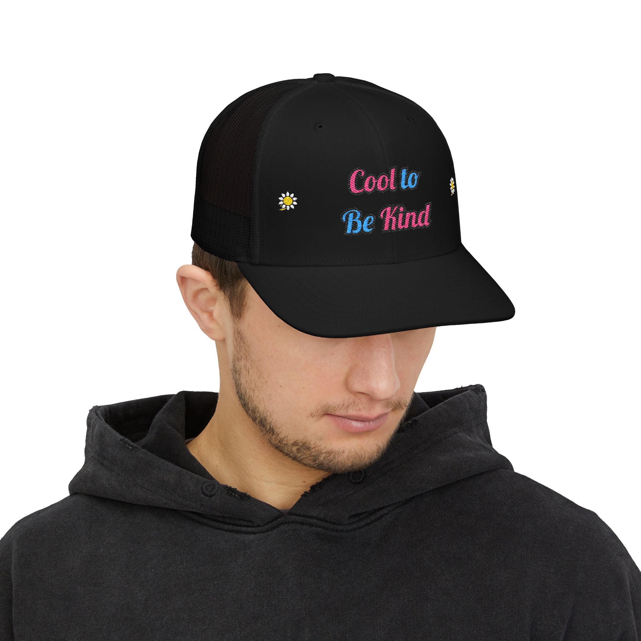 Cool to Be Kind — Embroidered Trucker Hat