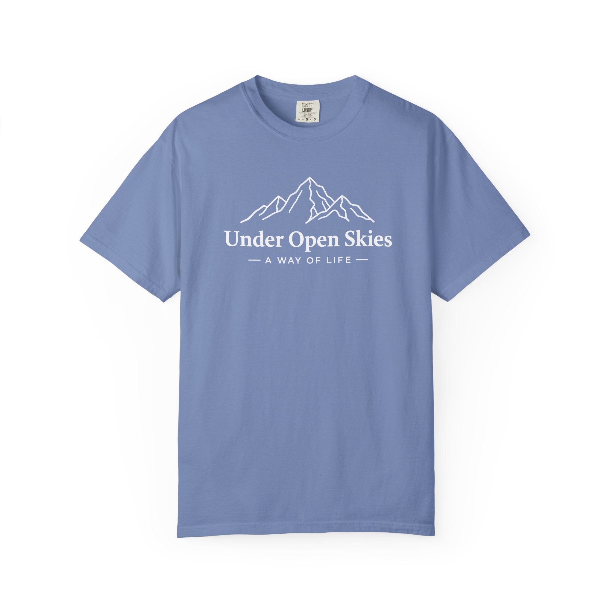 Under Open Skies - Minimalist Mountain Tee