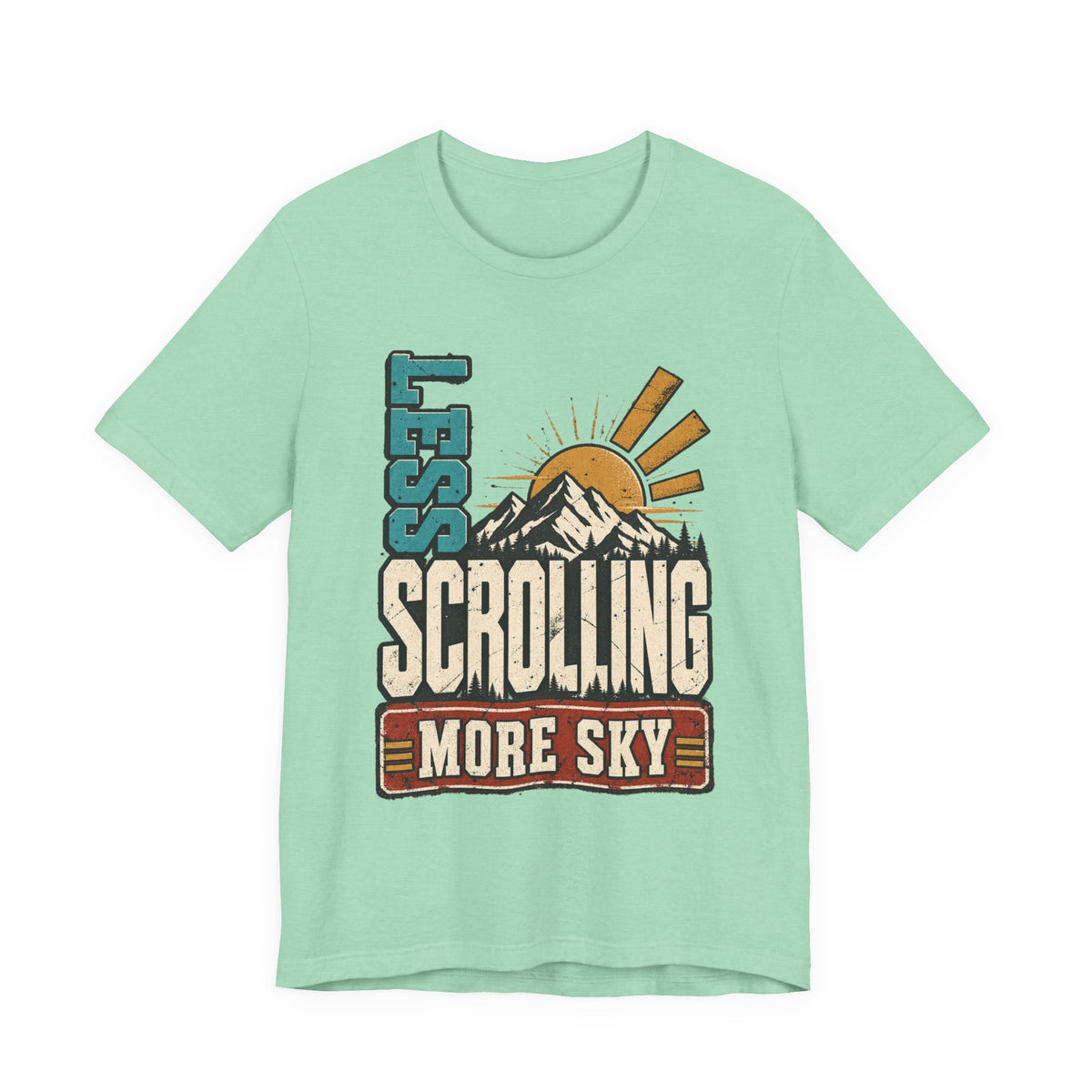 Less Scrolling More Sky T-Shirt