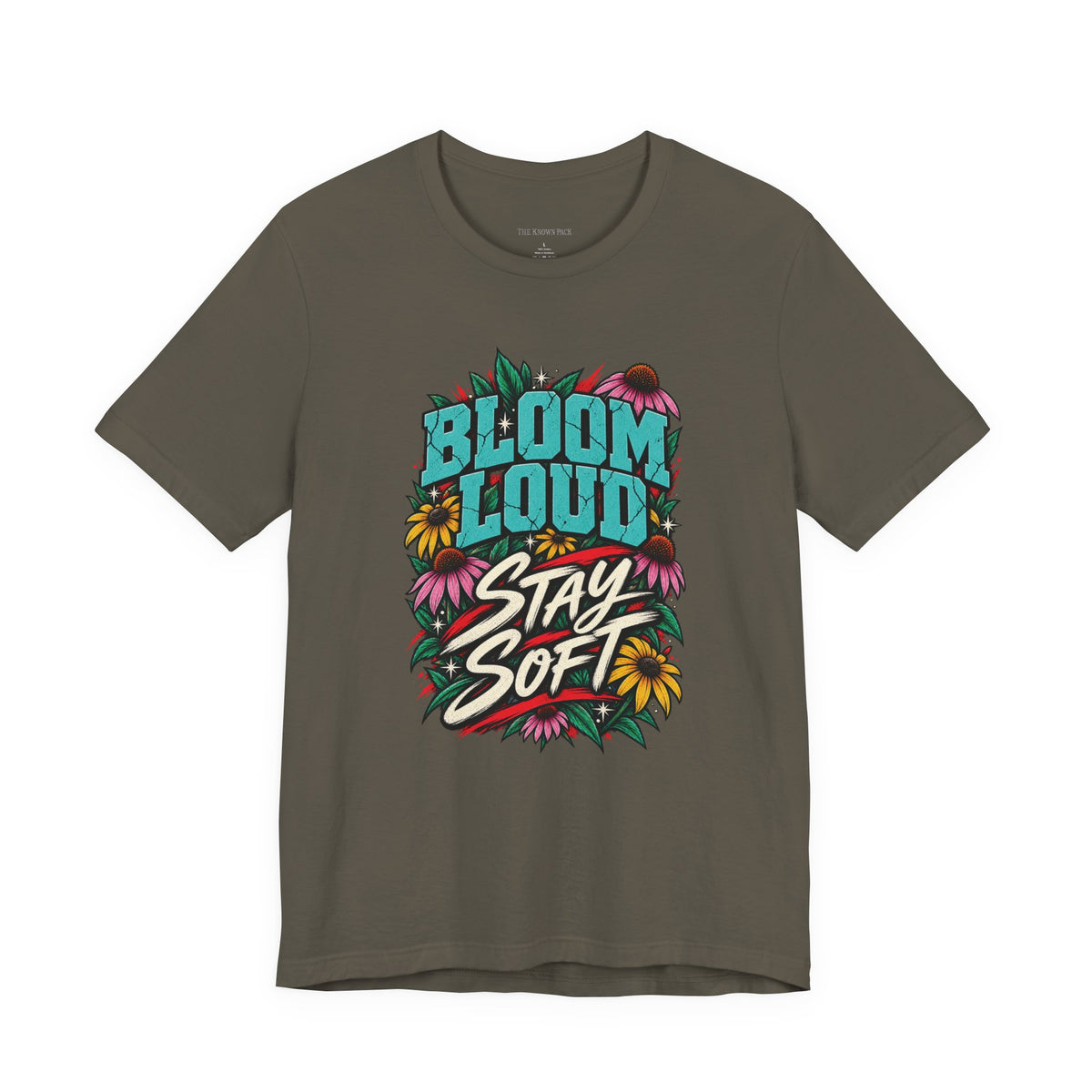 Bloom Loud Floral T-Shirt — Garment-Dyed Cotton