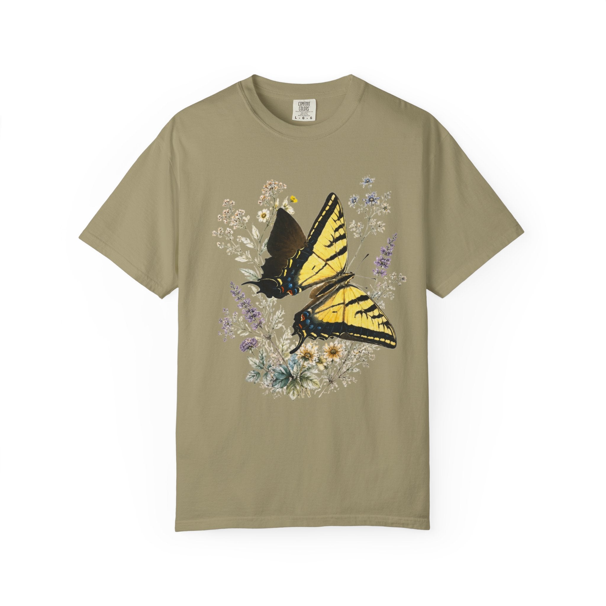 Swallowtail Butterfly - Botanical Wildflower Tee