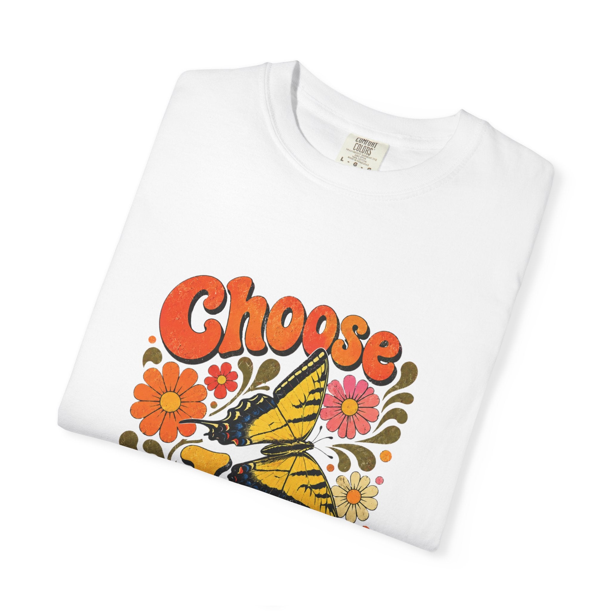 Choose Joy - Retro Butterfly Tee