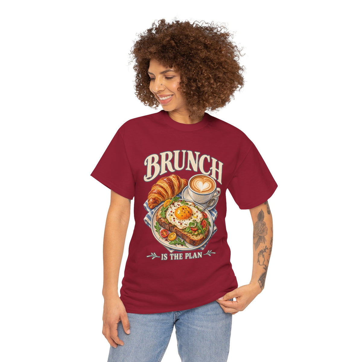Brunch Is the Plan Funny Brunch T-Shirt