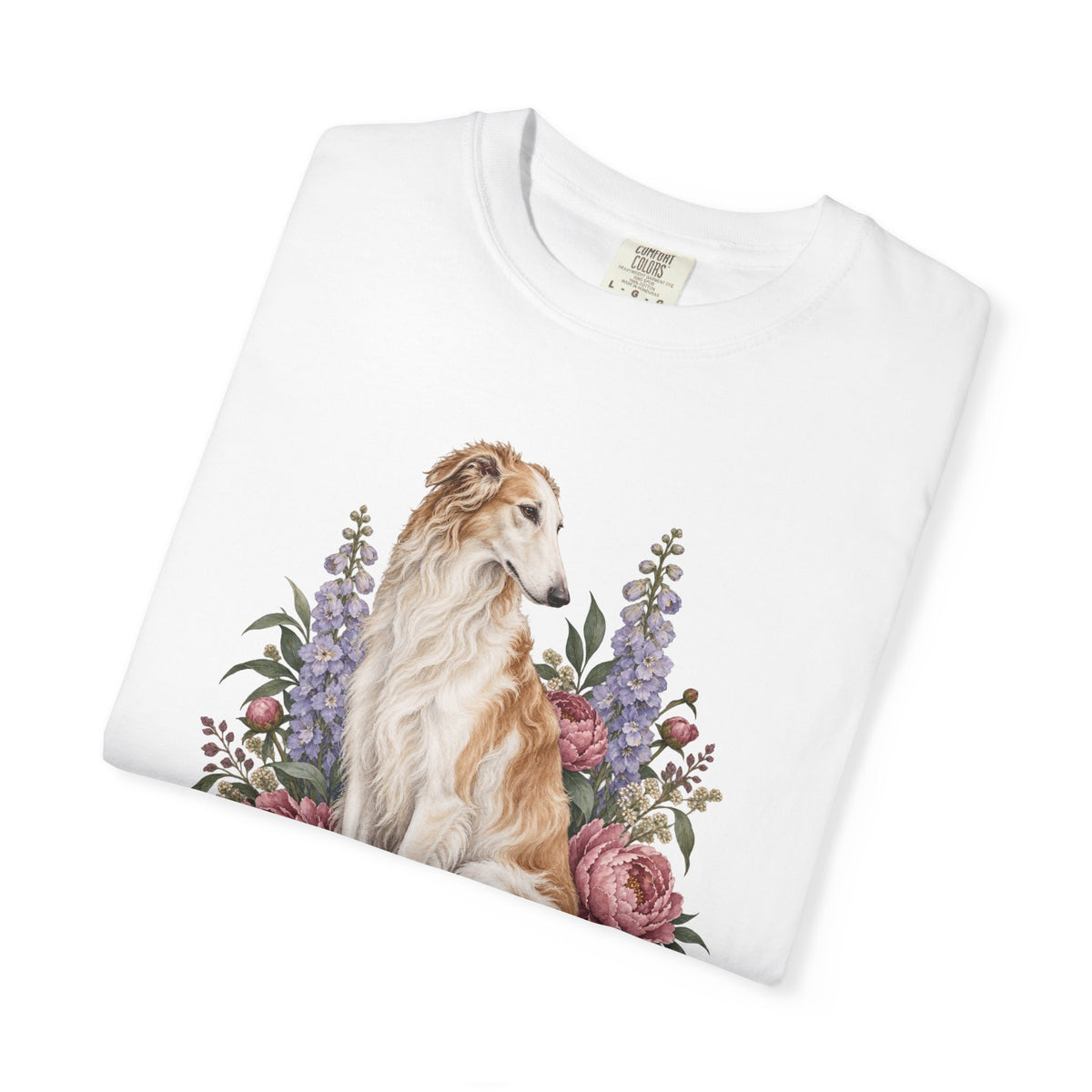 Borzoi T-Shirt — Poetry in Bloom