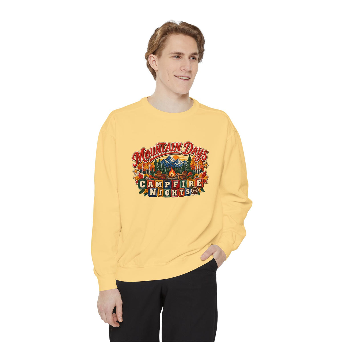 Mountain Days Campfire Nights Sweatshirt