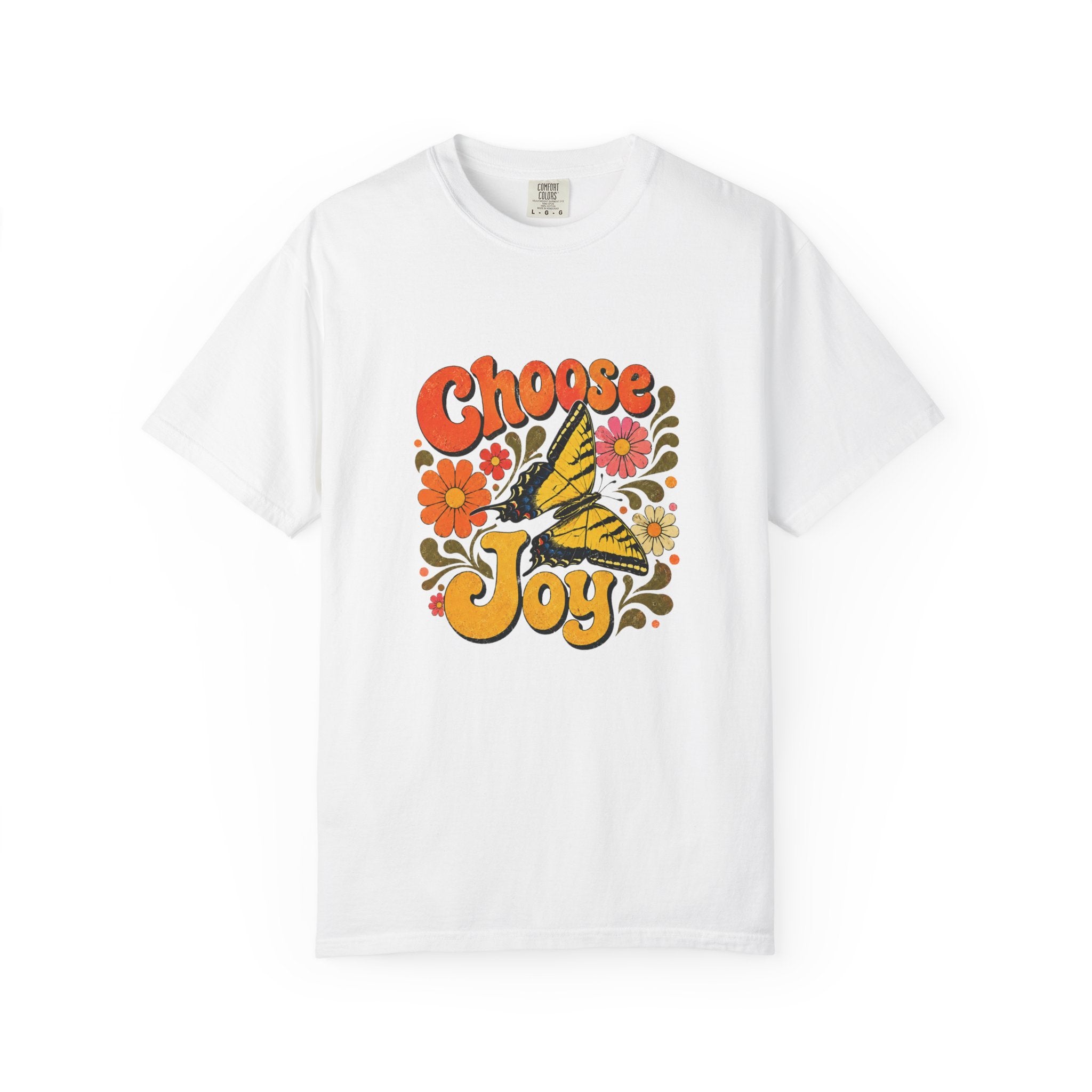 Choose Joy - Retro Butterfly Tee