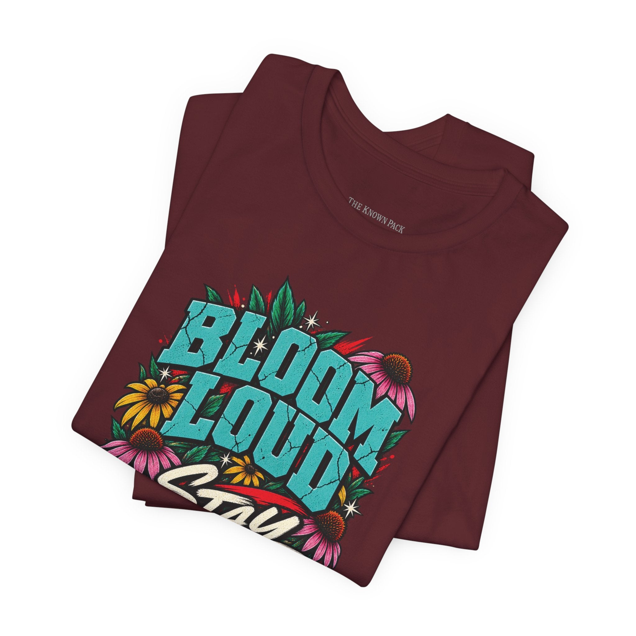 Bloom Loud Floral T-Shirt — Garment-Dyed Cotton