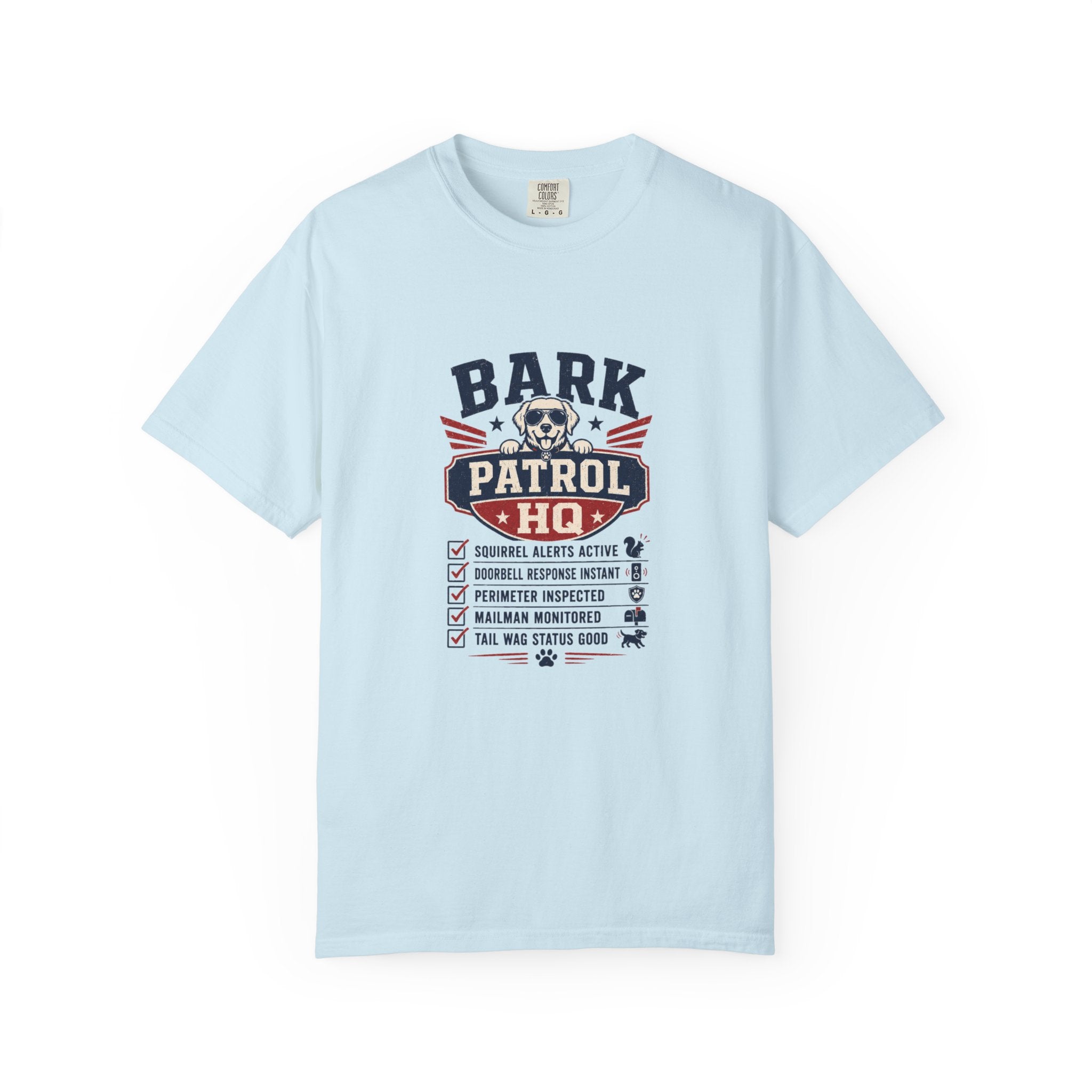 Bark Patrol HQ - Funny Dog Dad Shirt