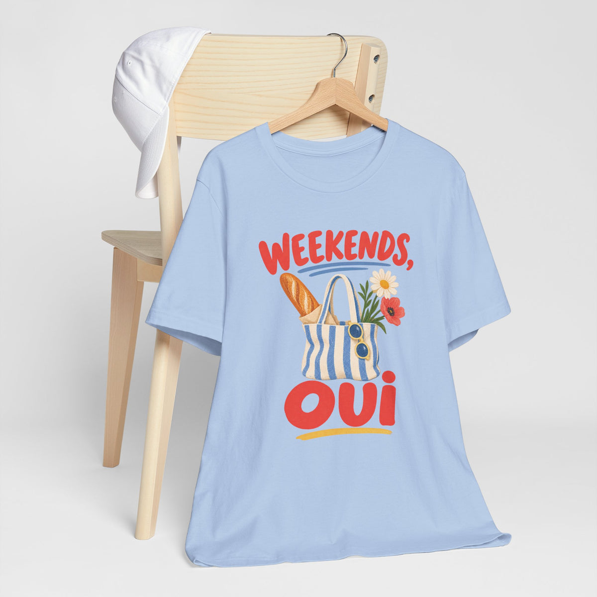Weekend Oui French Quote T-Shirt
