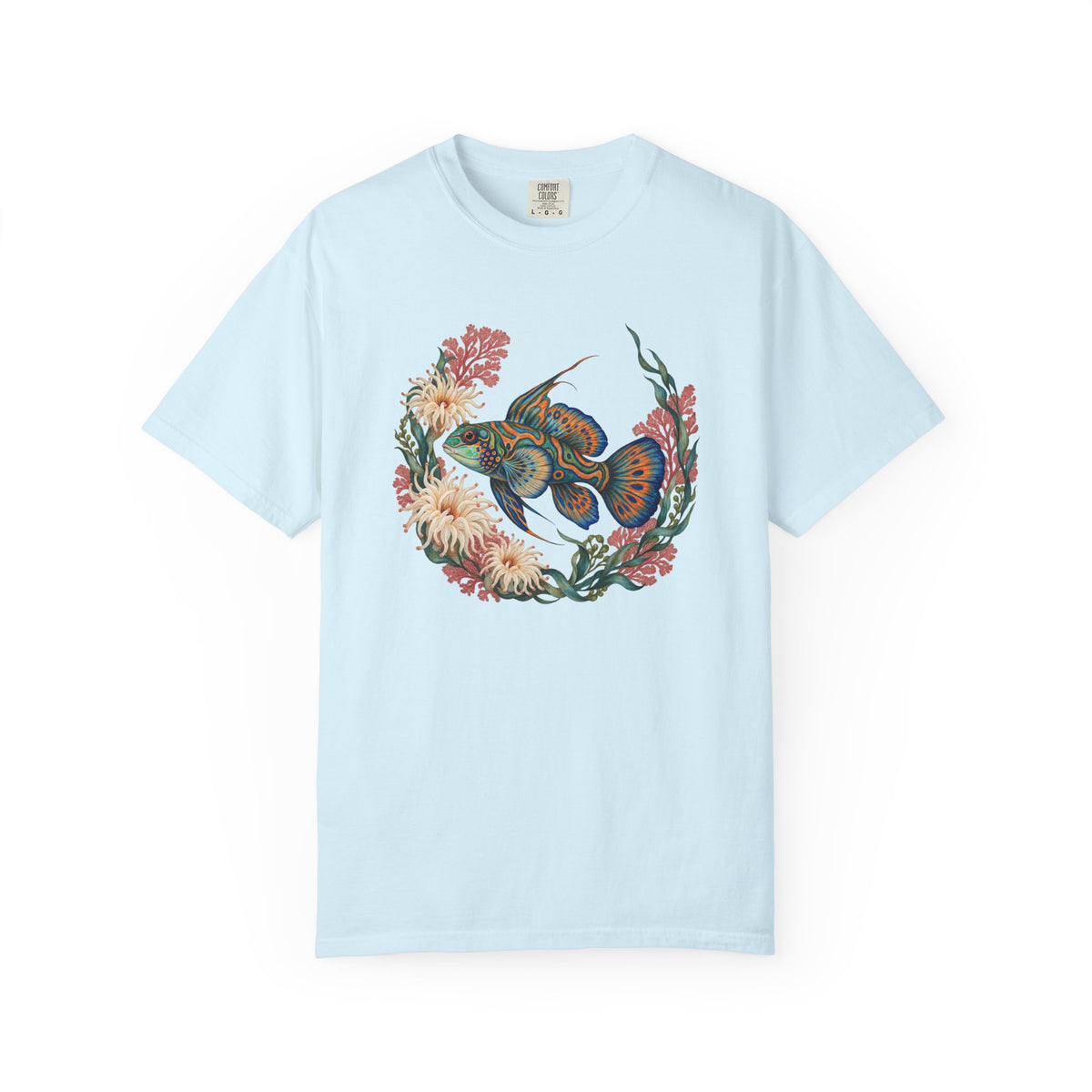 Reef Royalty — Blue & Orange Reef Fish T-Shirt