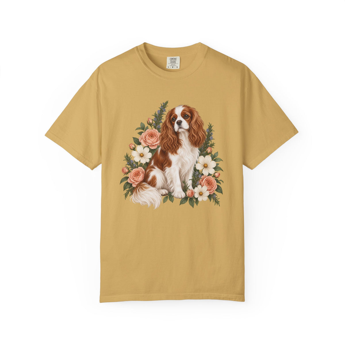 Cavalier King Charles Spaniel T-Shirt — Royal in Bloom
