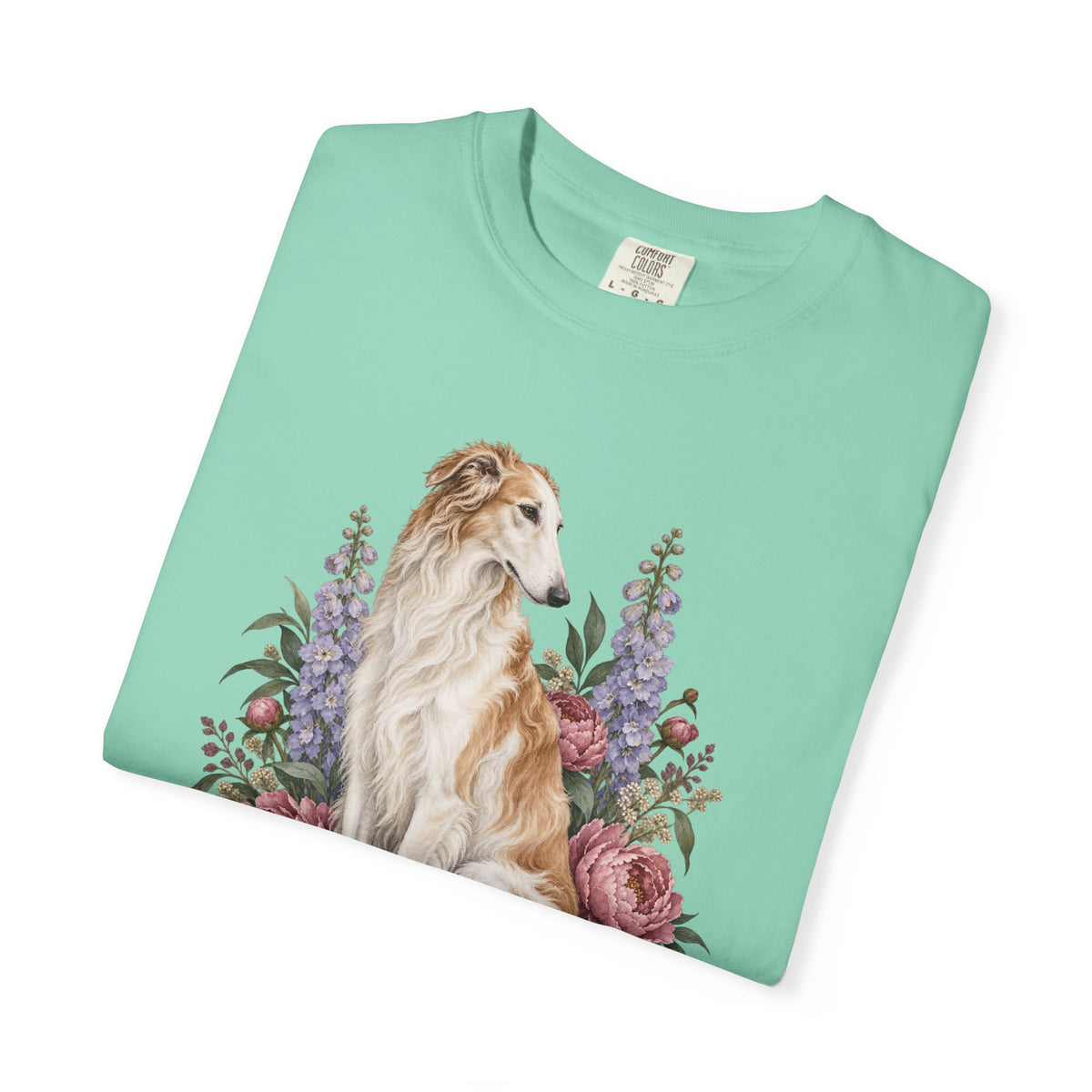 Borzoi T-Shirt — Poetry in Bloom