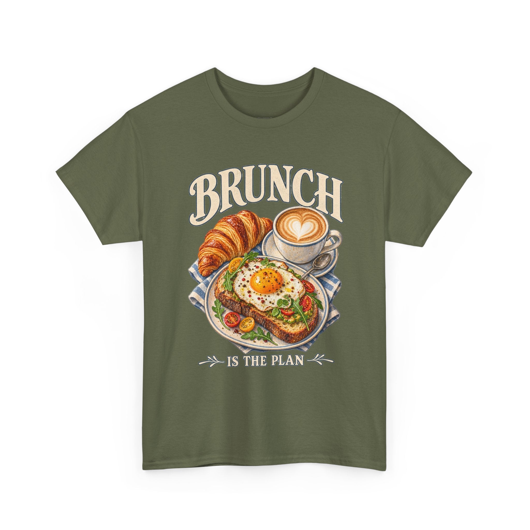 Brunch Is the Plan Funny Brunch T-Shirt