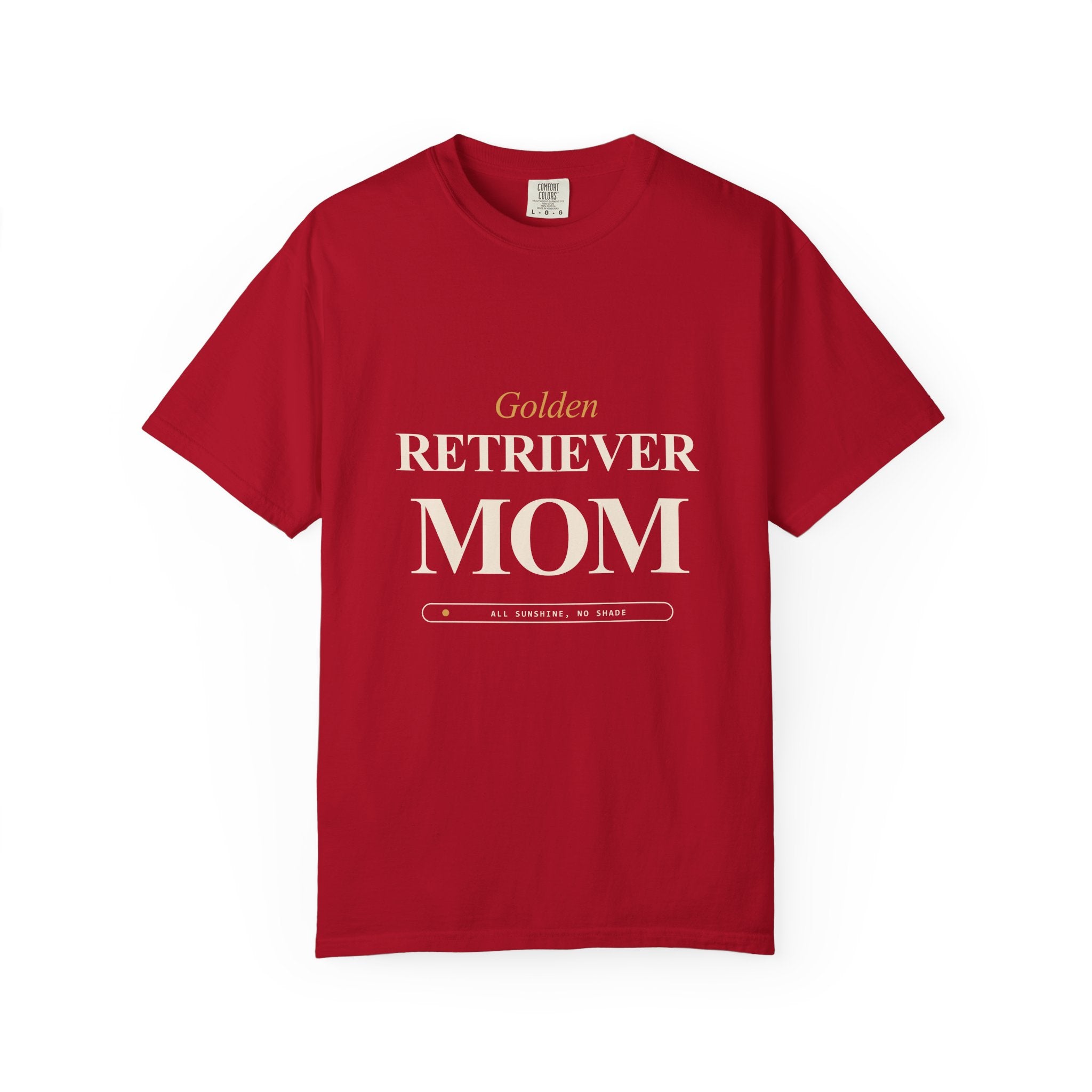 All Sunshine No Shade - Golden Retriever Mom (Dark Tee)