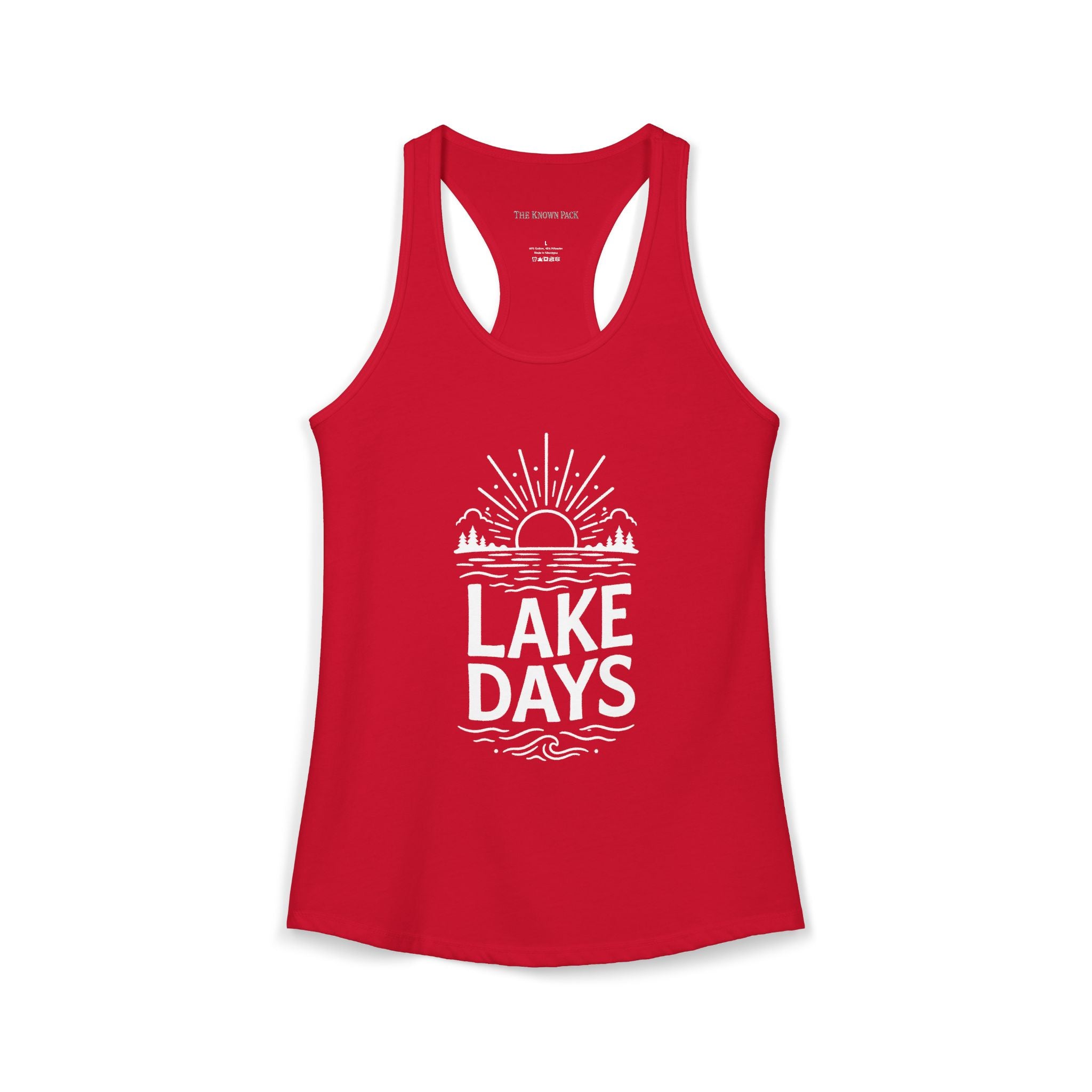 Lake Days — Women's Racerback Tank