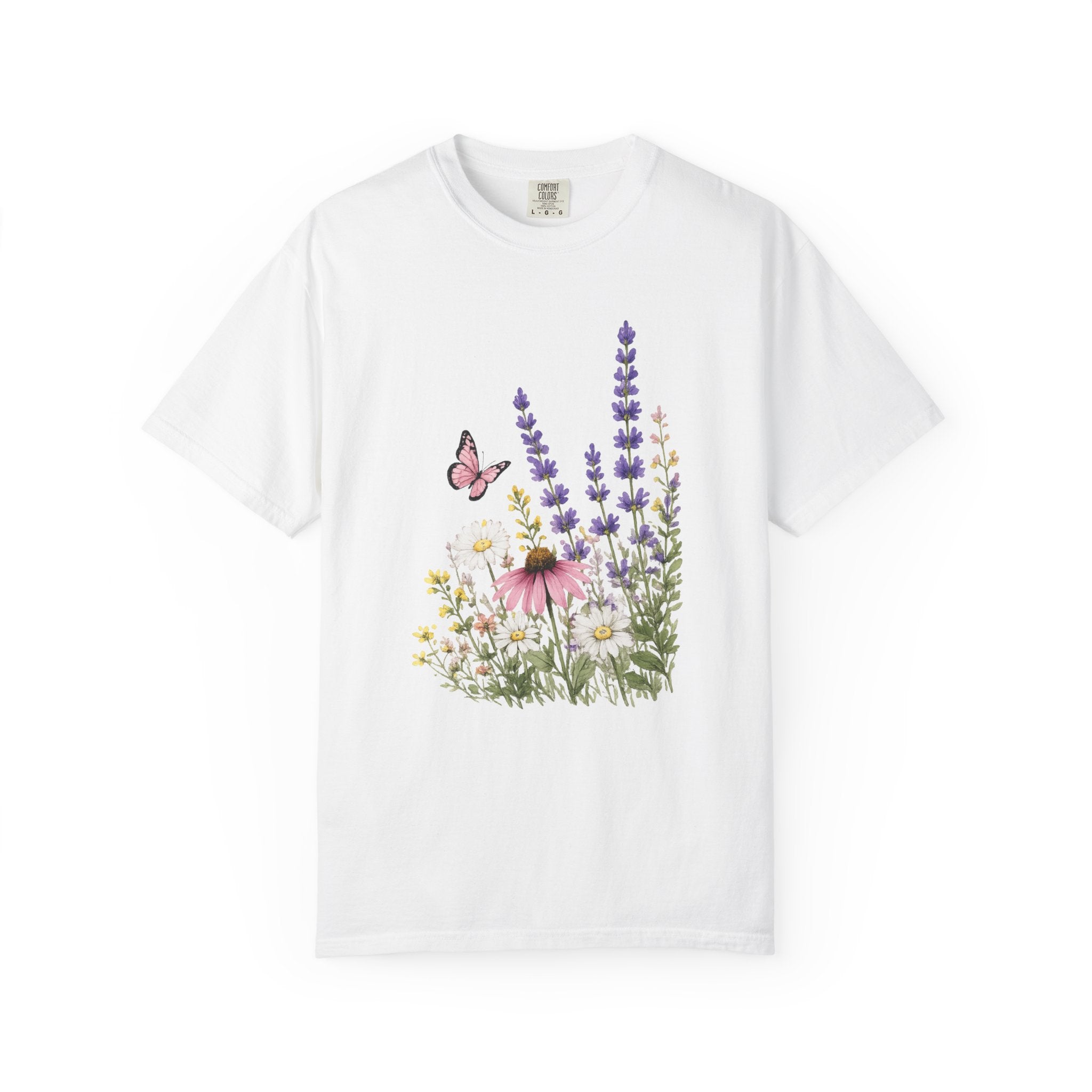 Wildflower Meadow — Botanical Butterfly Tee