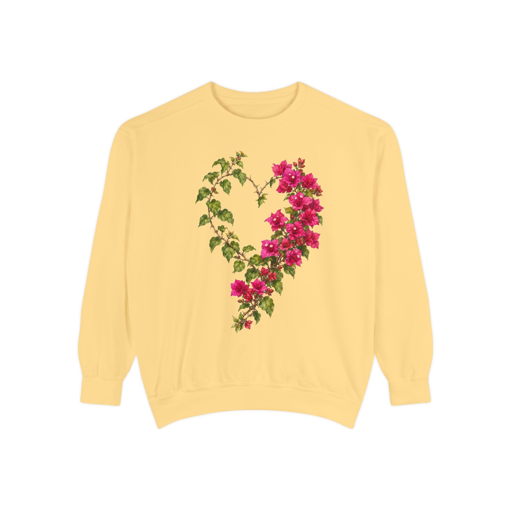 Bougainvillea Heart Sweatshirt