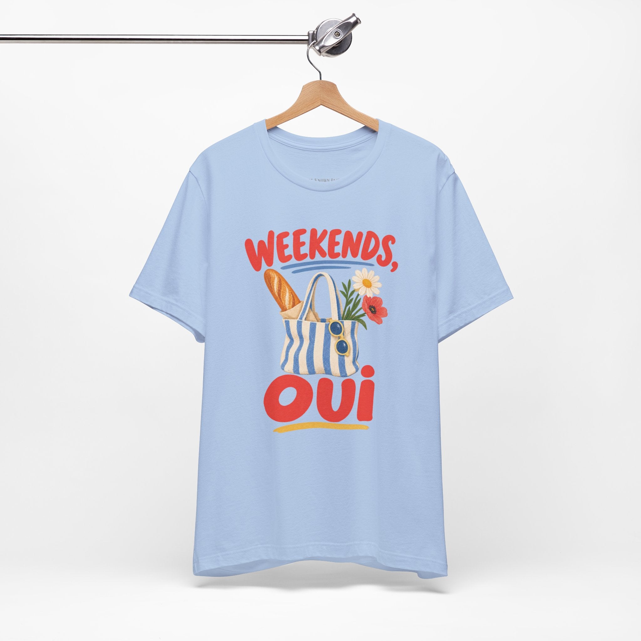 Weekend Oui French Quote T-Shirt