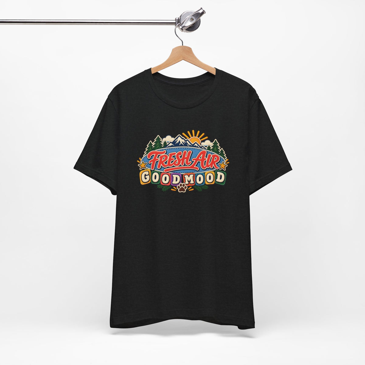 Fresh Air Good Mood T-Shirt — Garment-Dyed Cotton