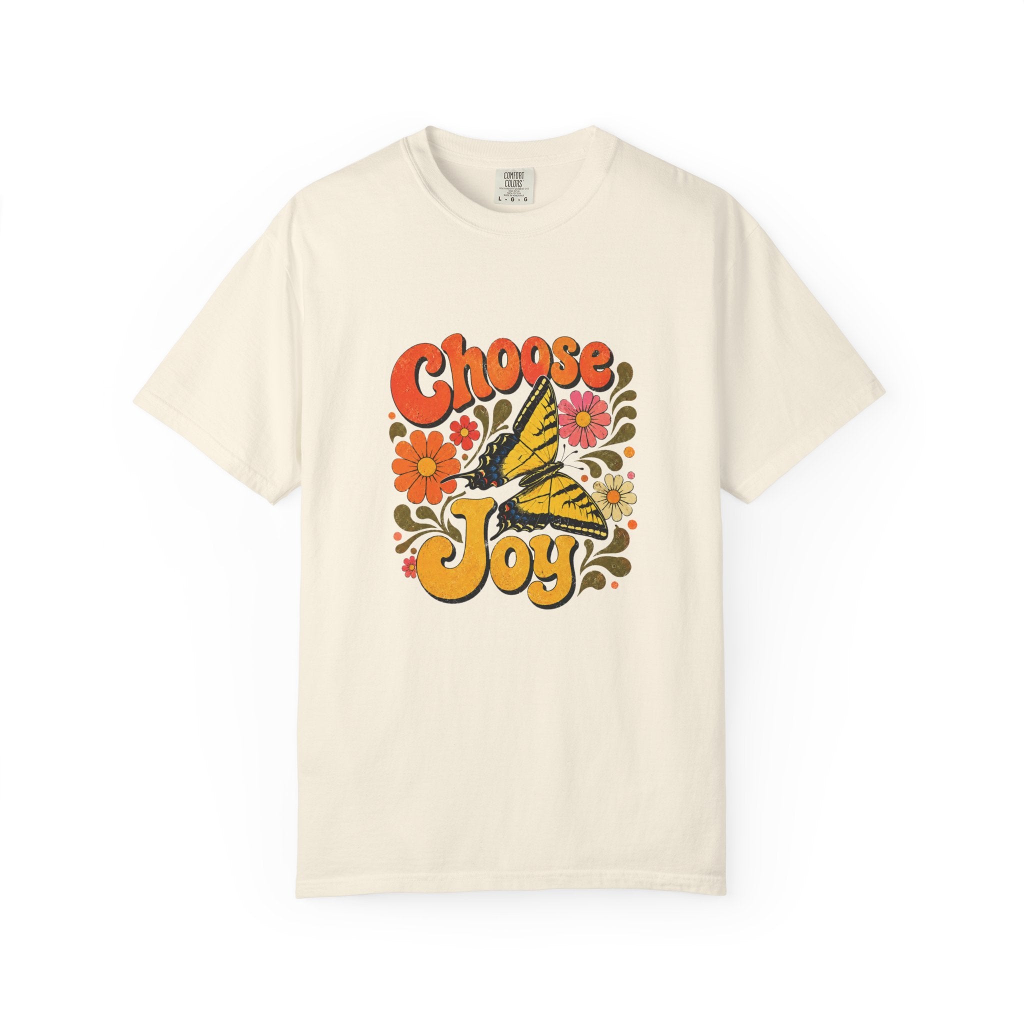 Choose Joy - Retro Butterfly Tee
