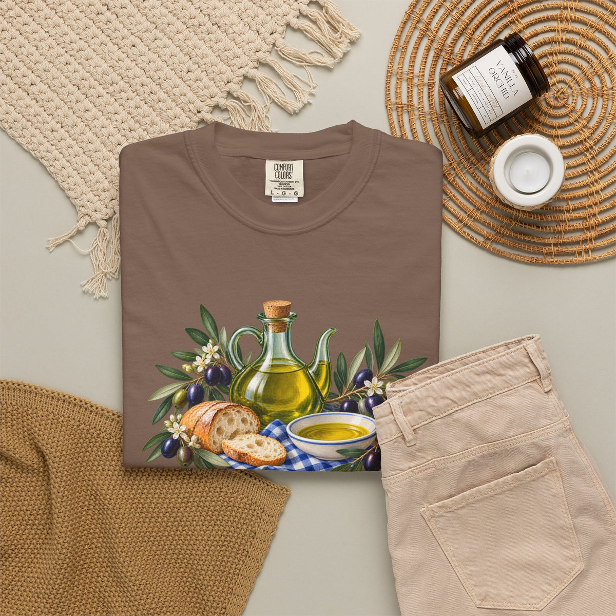 Pass the Bread — Olive Oil & Bread T-Shirt