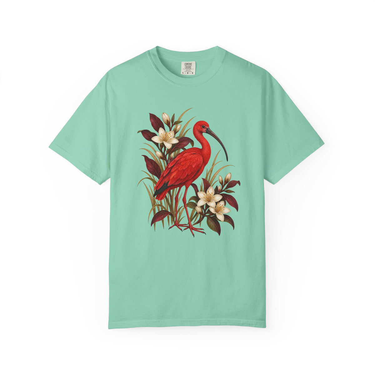Scarlet Ibis T-Shirt — A Flame Among Flowers