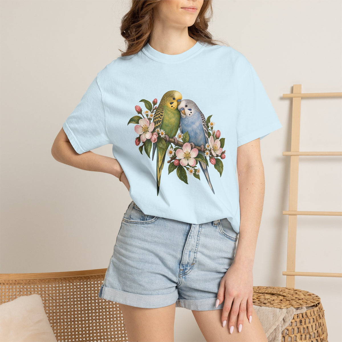 Budgie Parakeet T-Shirt — Where You Perch