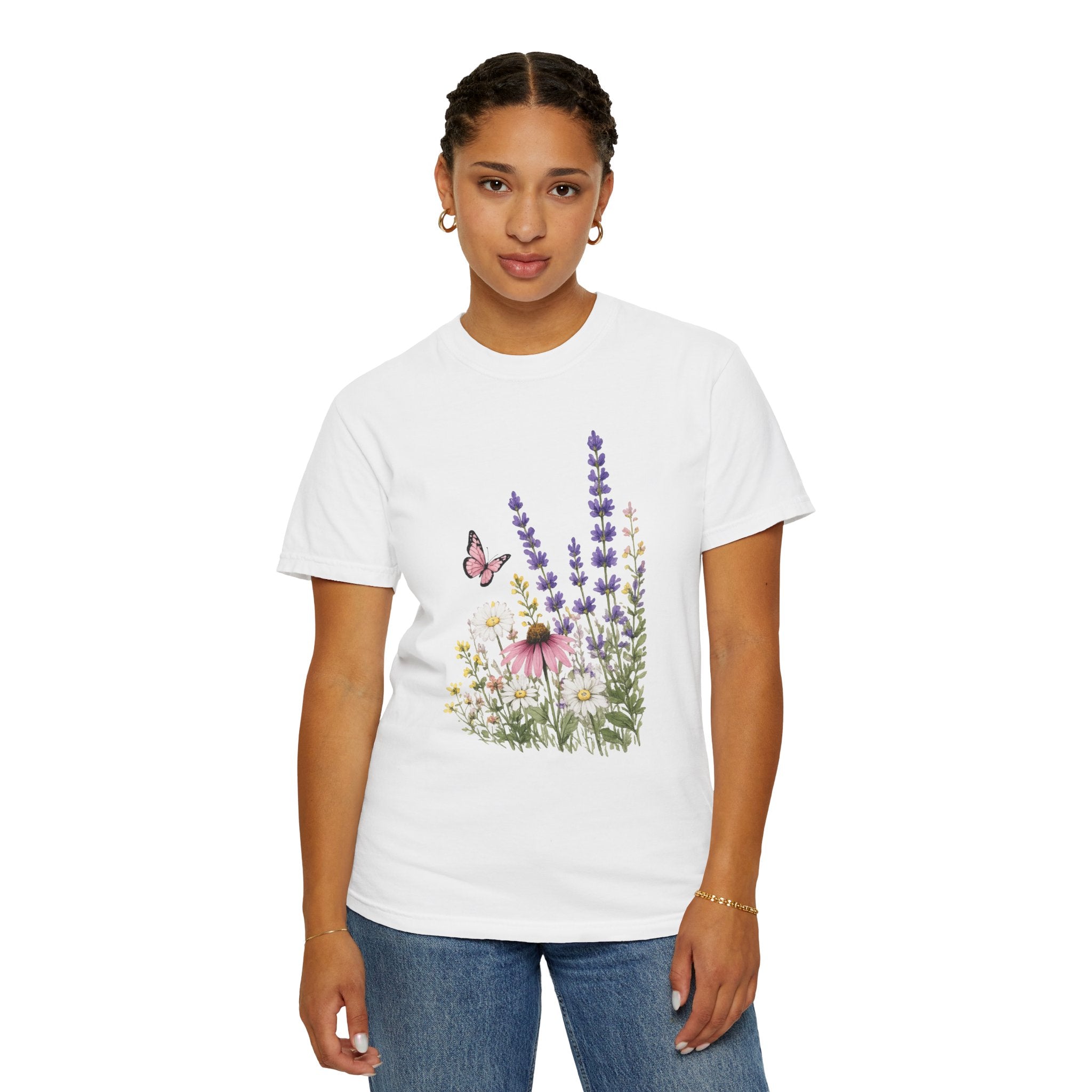 Wildflower Meadow — Botanical Butterfly Tee