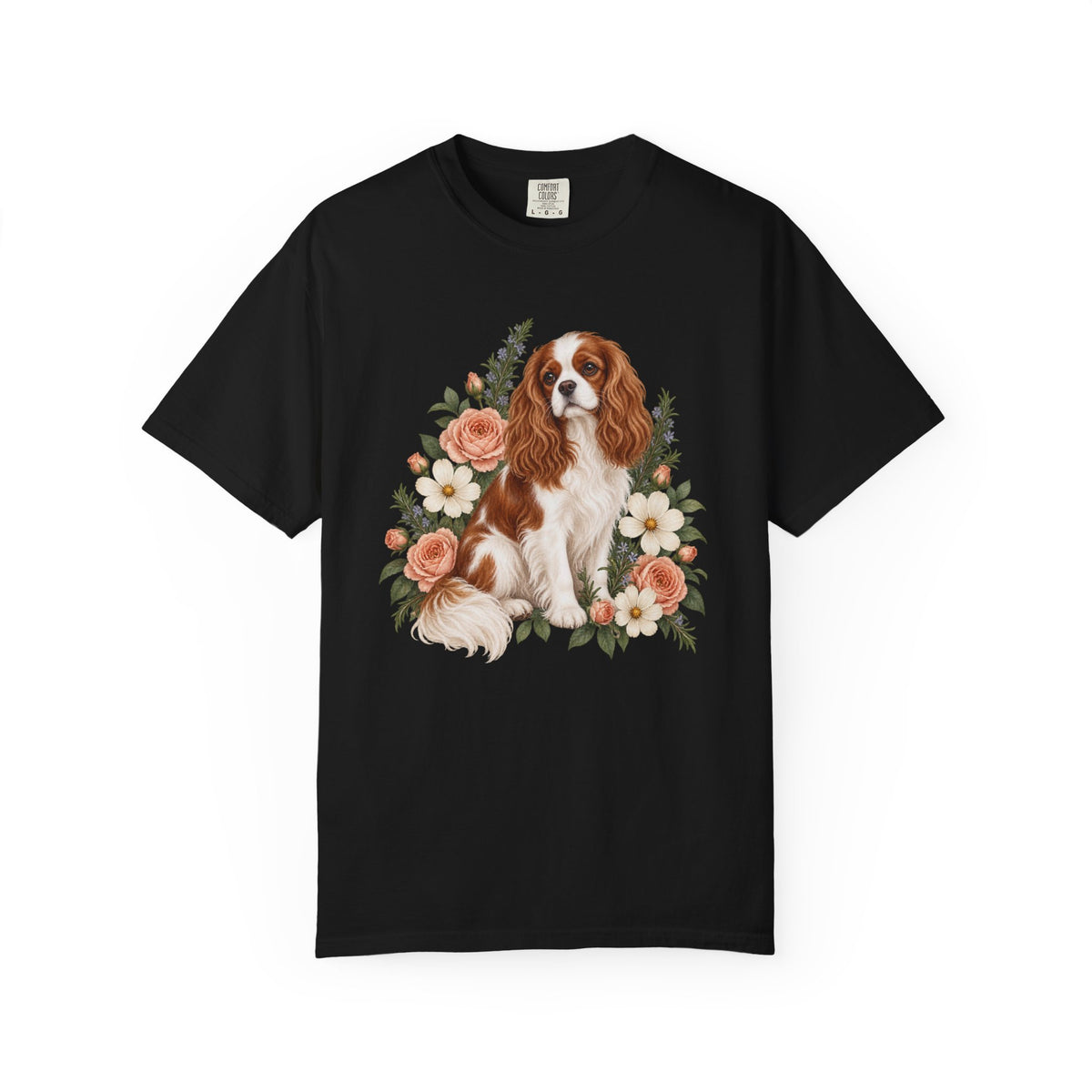 Cavalier King Charles Spaniel T-Shirt — Royal in Bloom