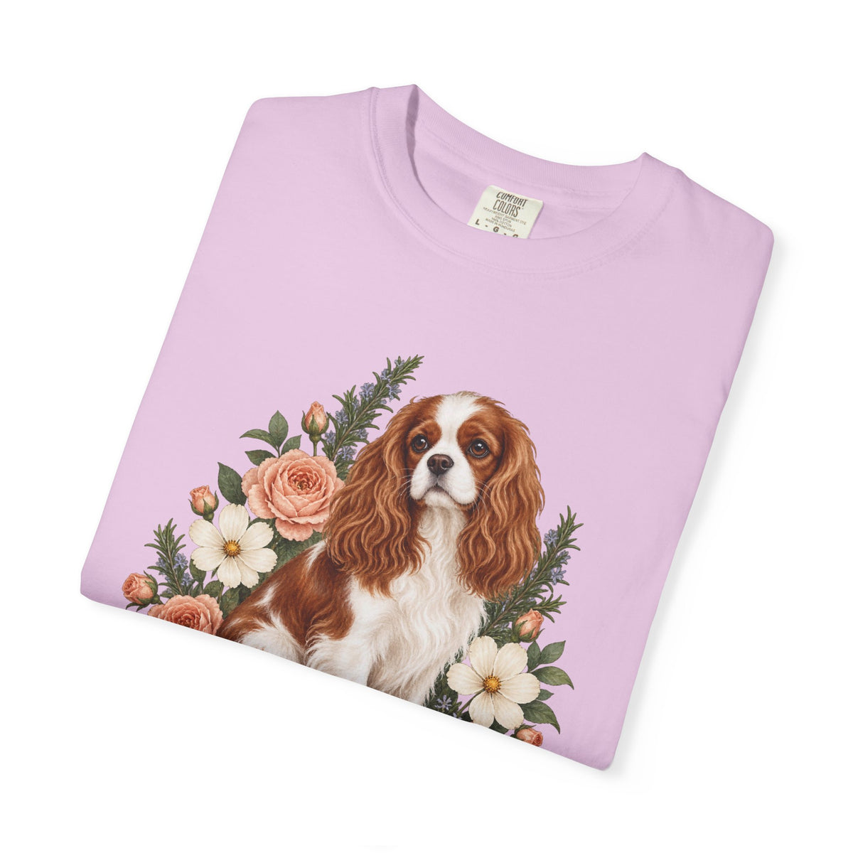 Cavalier King Charles Spaniel T-Shirt — Royal in Bloom