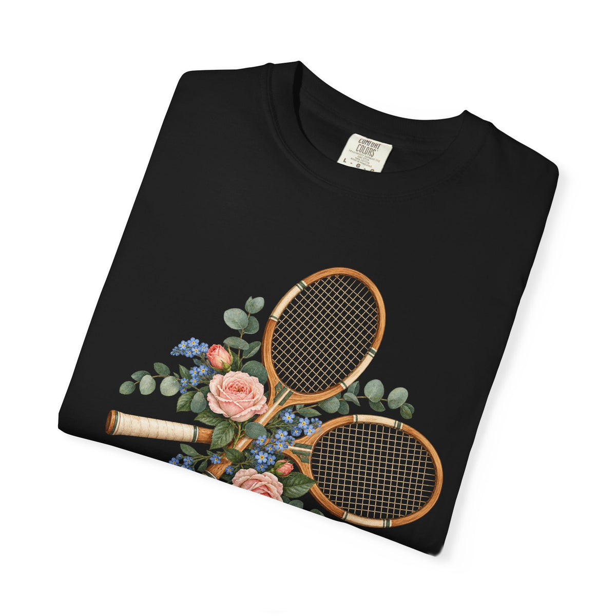 Floral Tennis T-Shirt — Love All in Bloom