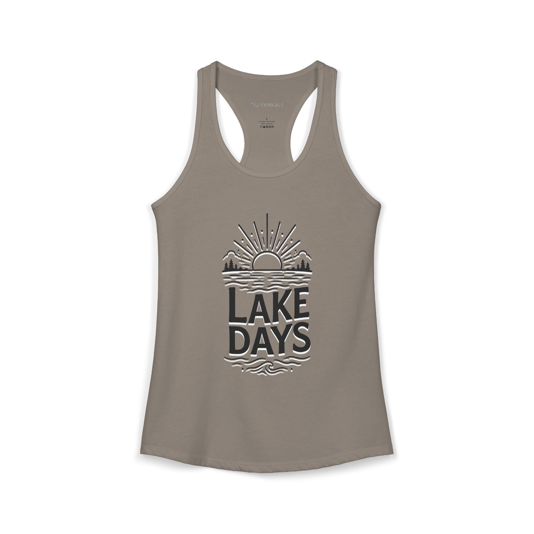 Lake Days — Women's Racerback Tank