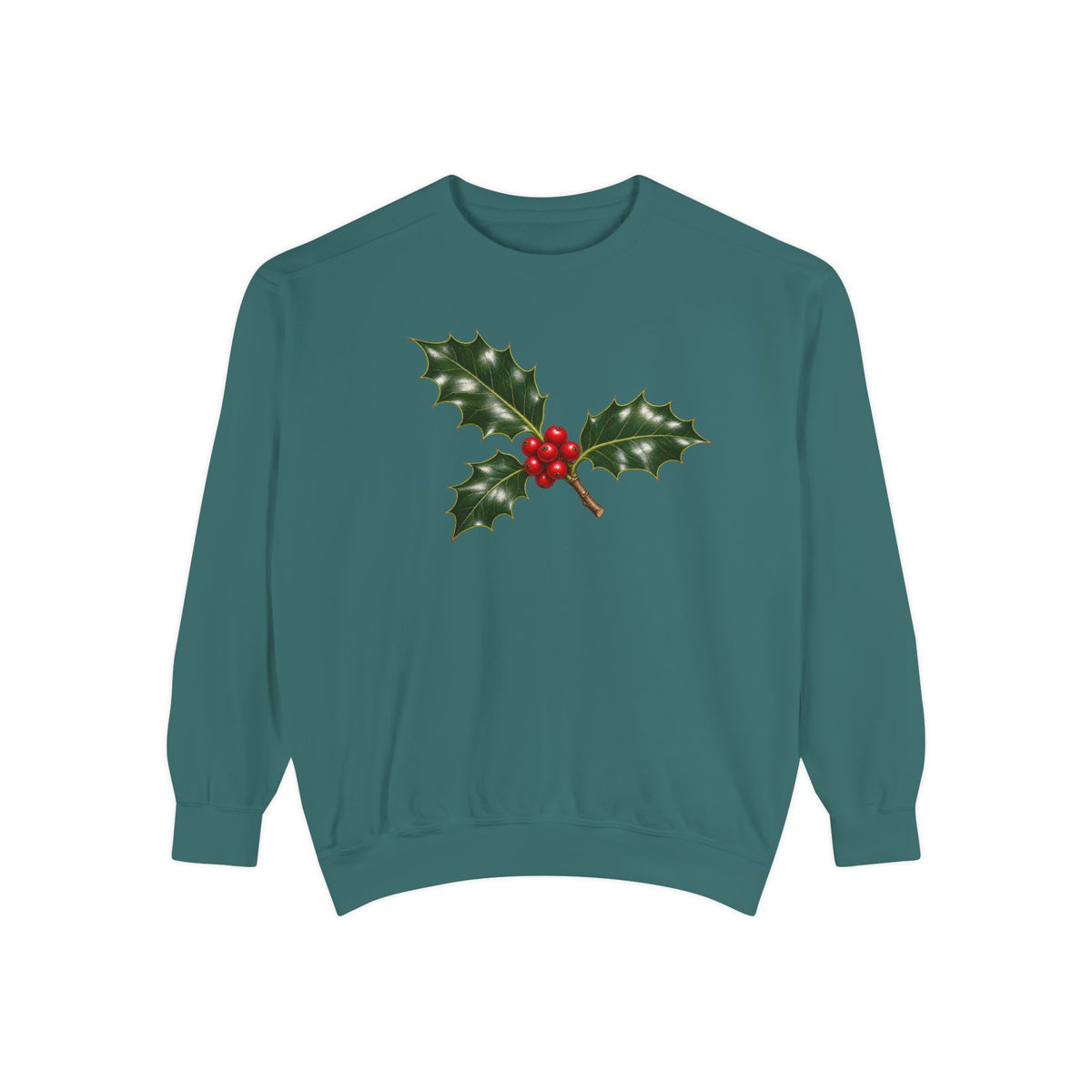 Holly sweatshirt in Blue Spruce, front view