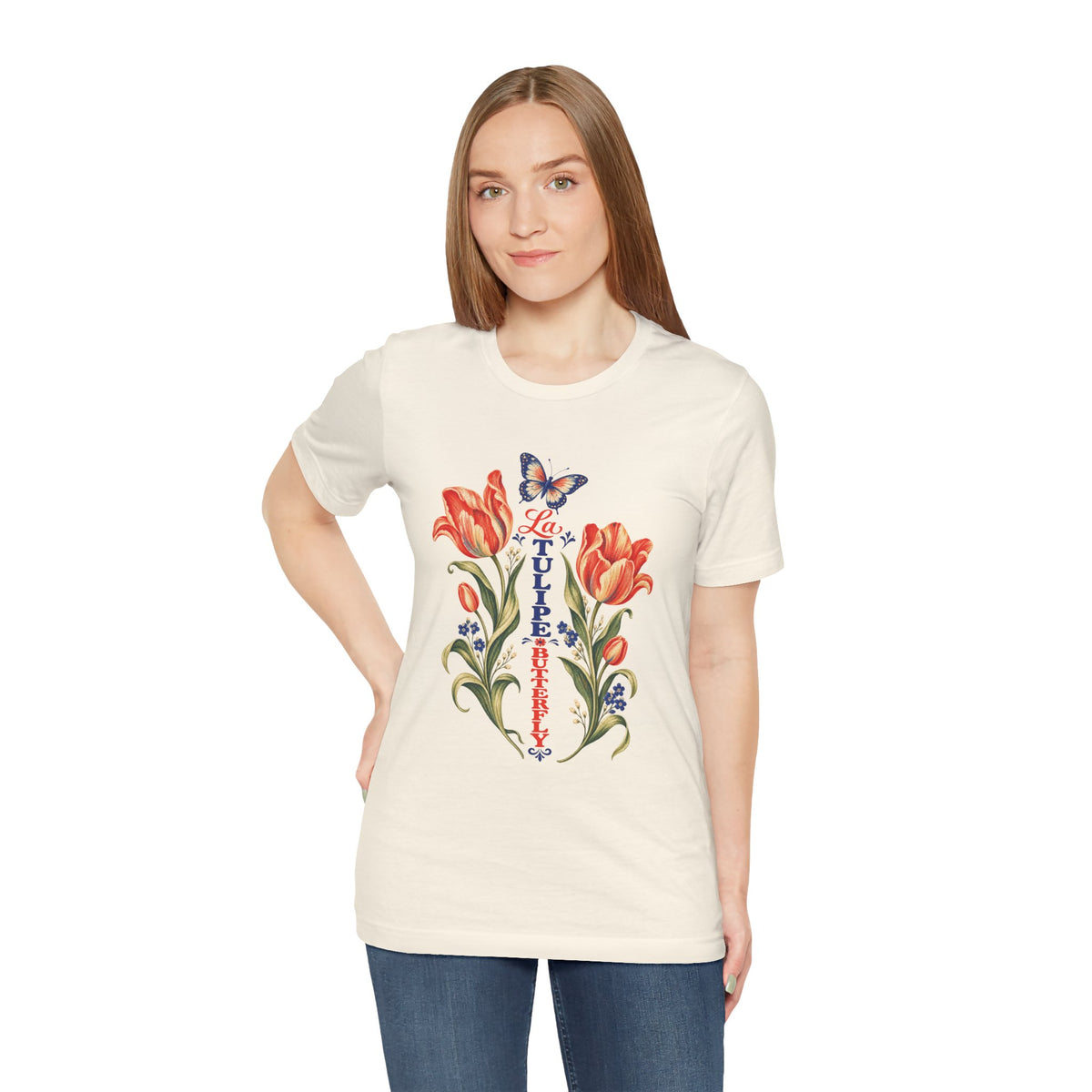 La Tulipe Butterfly Botanical T-Shirt