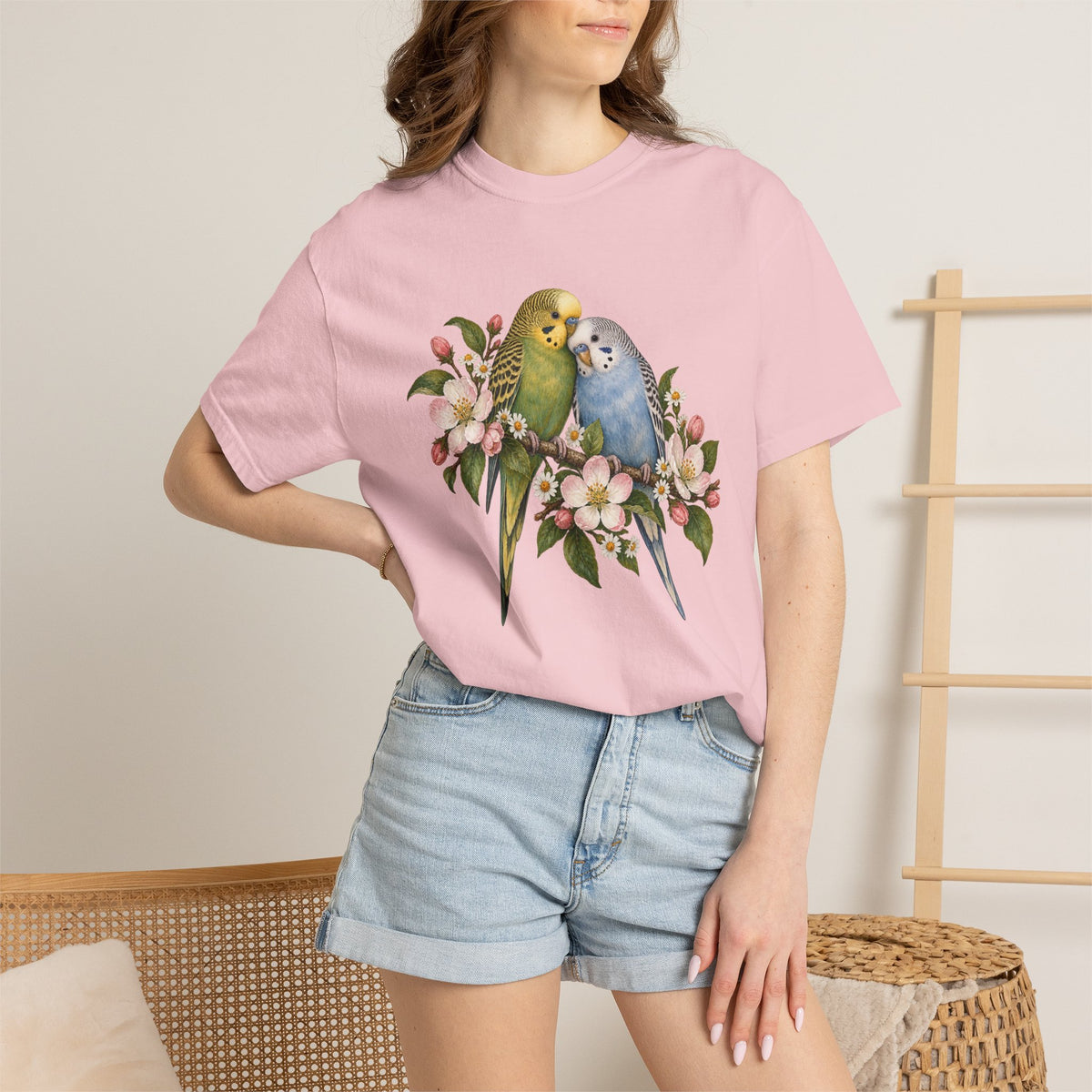 Budgie Parakeet T-Shirt — Where You Perch