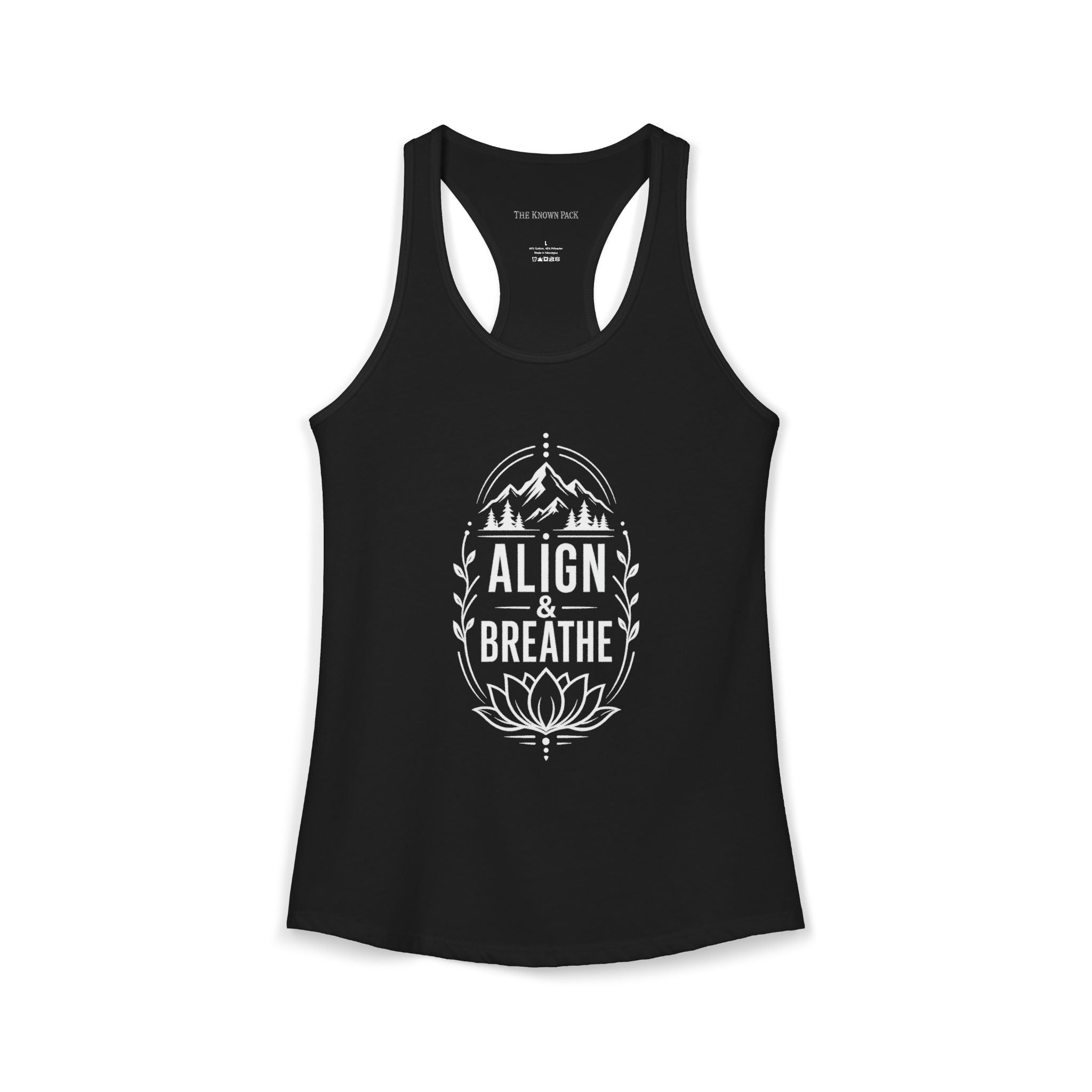 Align & Breathe — Women's Racerback Tank