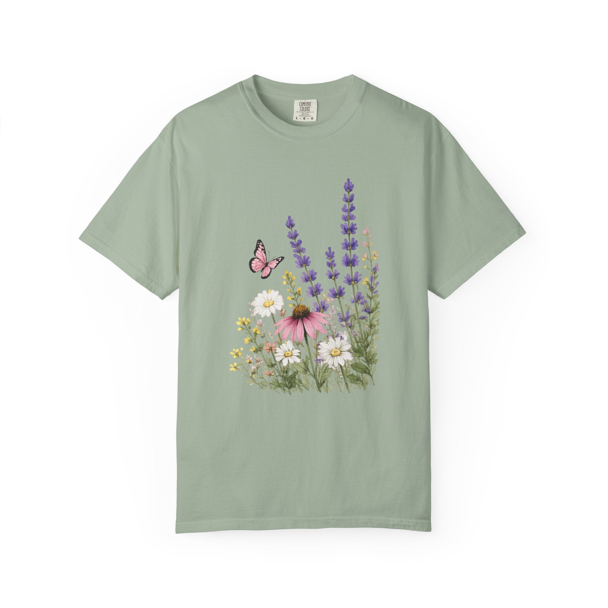 Wildflower Meadow — Botanical Butterfly Tee