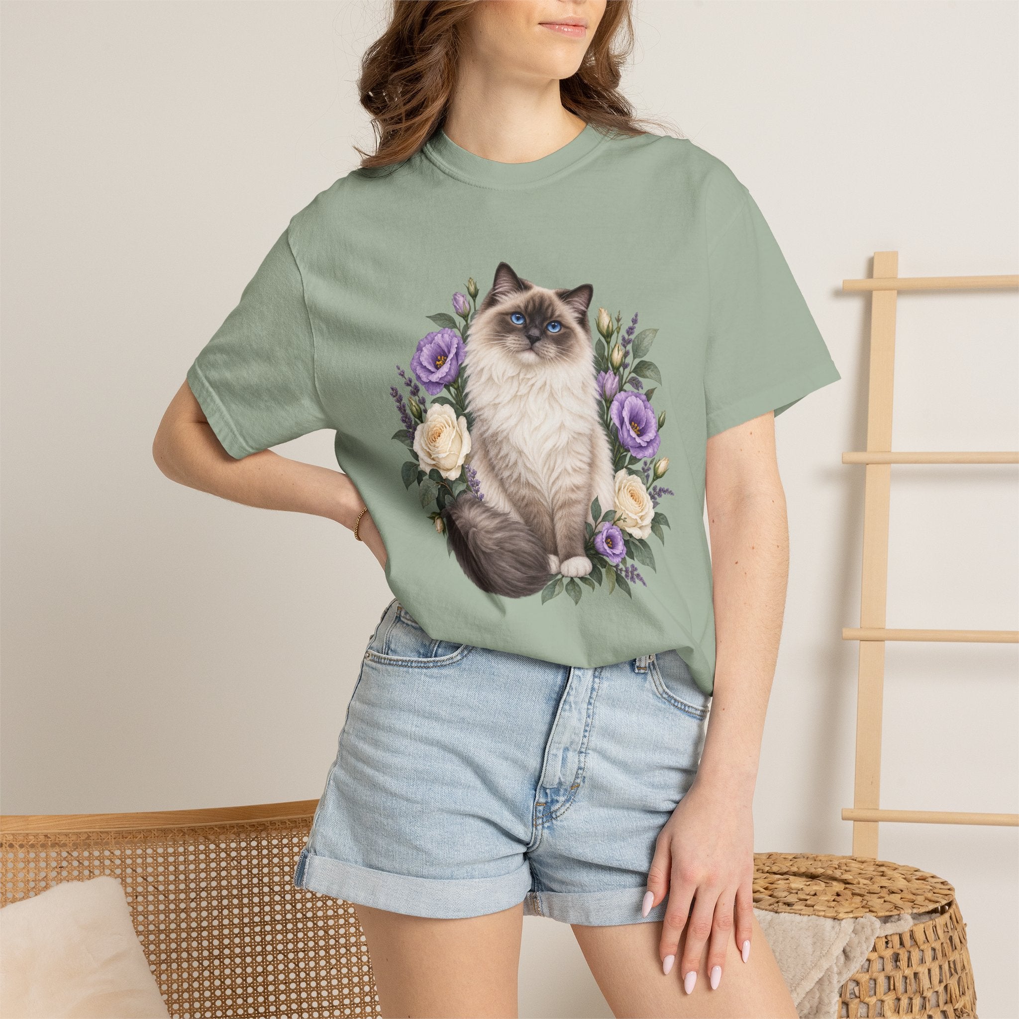 Hoopoe Hollyhock Tee