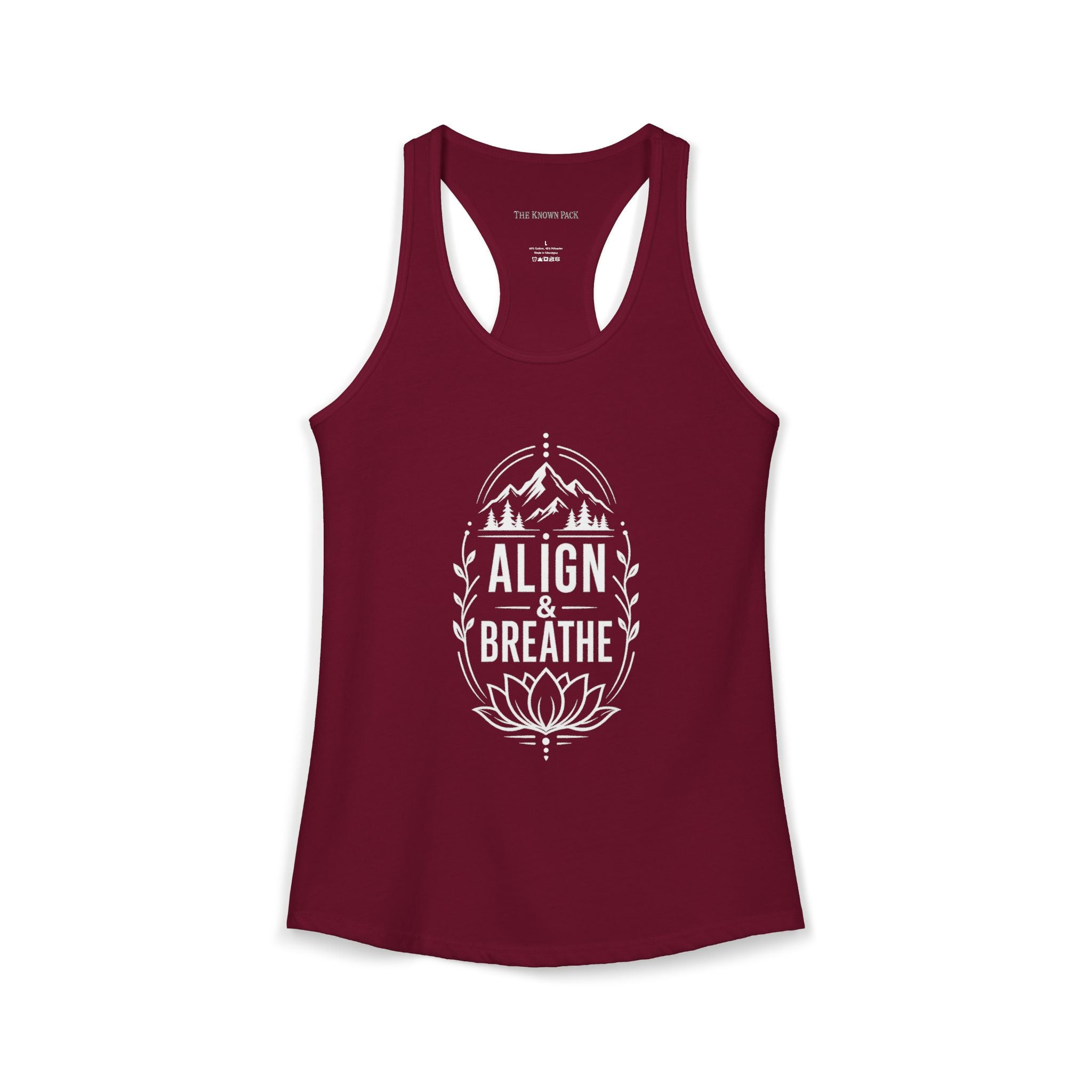 Align & Breathe — Women's Racerback Tank