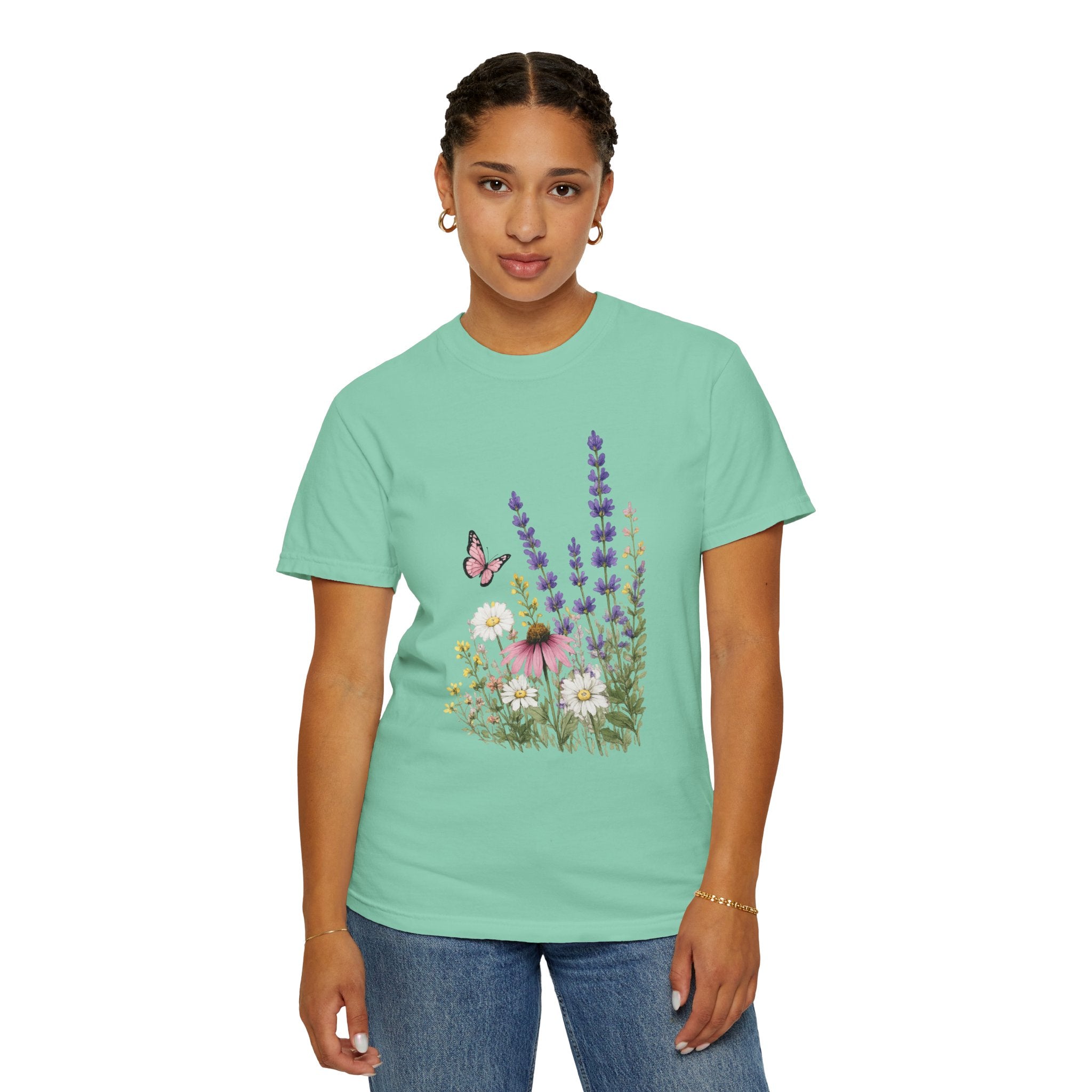 Wildflower Meadow — Botanical Butterfly Tee