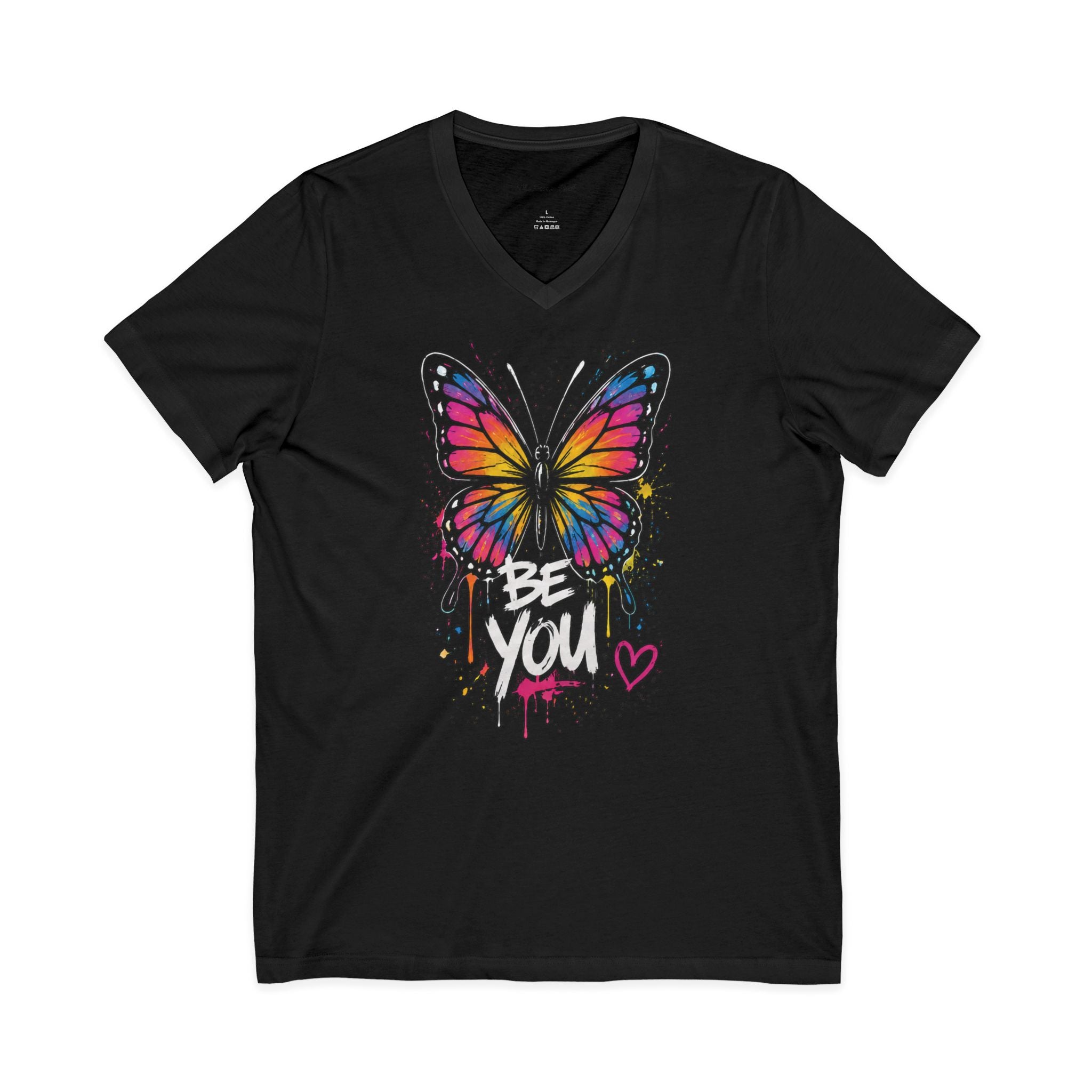 Be You — Graffiti V-Neck Tee