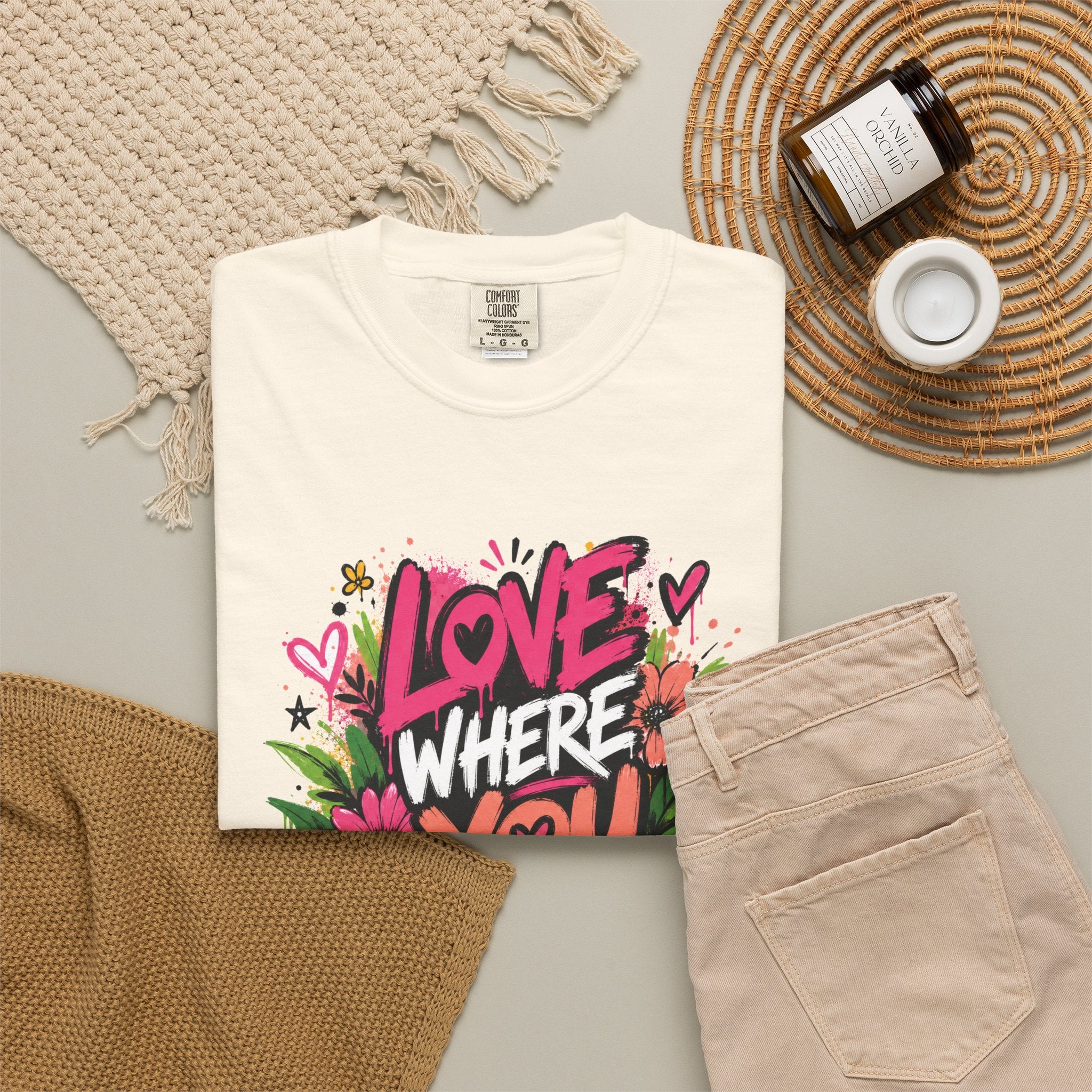 Love Where You Are — Graffiti Tee