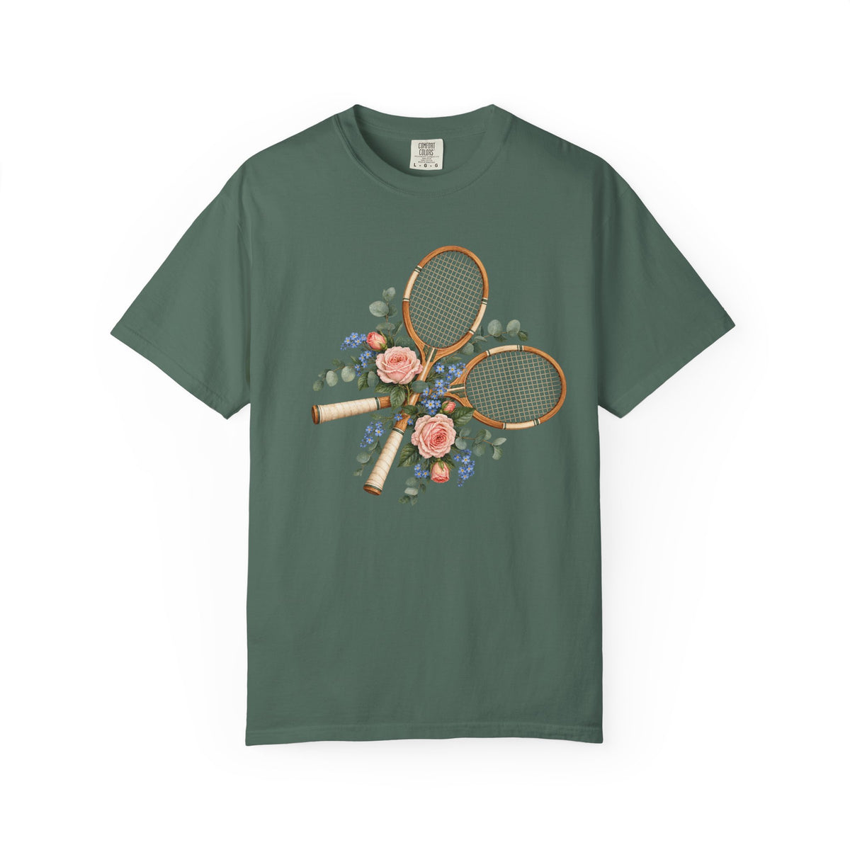 Floral Tennis T-Shirt — Love All in Bloom