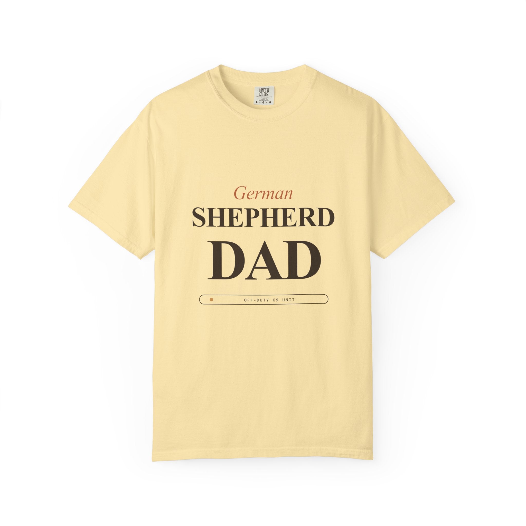 Off-Duty K9 Unit German Shepherd tee alternate color