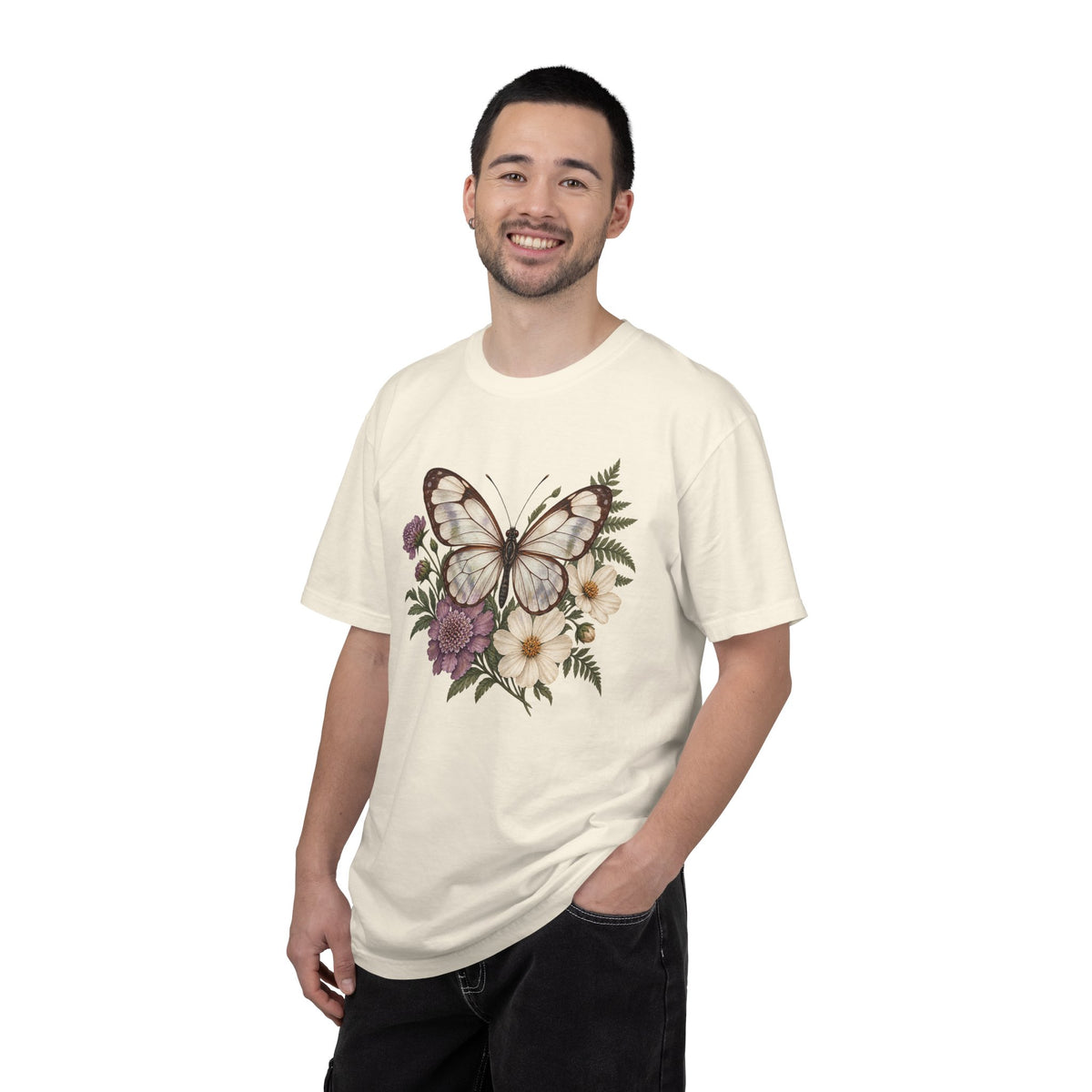 Butterfly Shirt — On Quiet Wings Botanical Tee